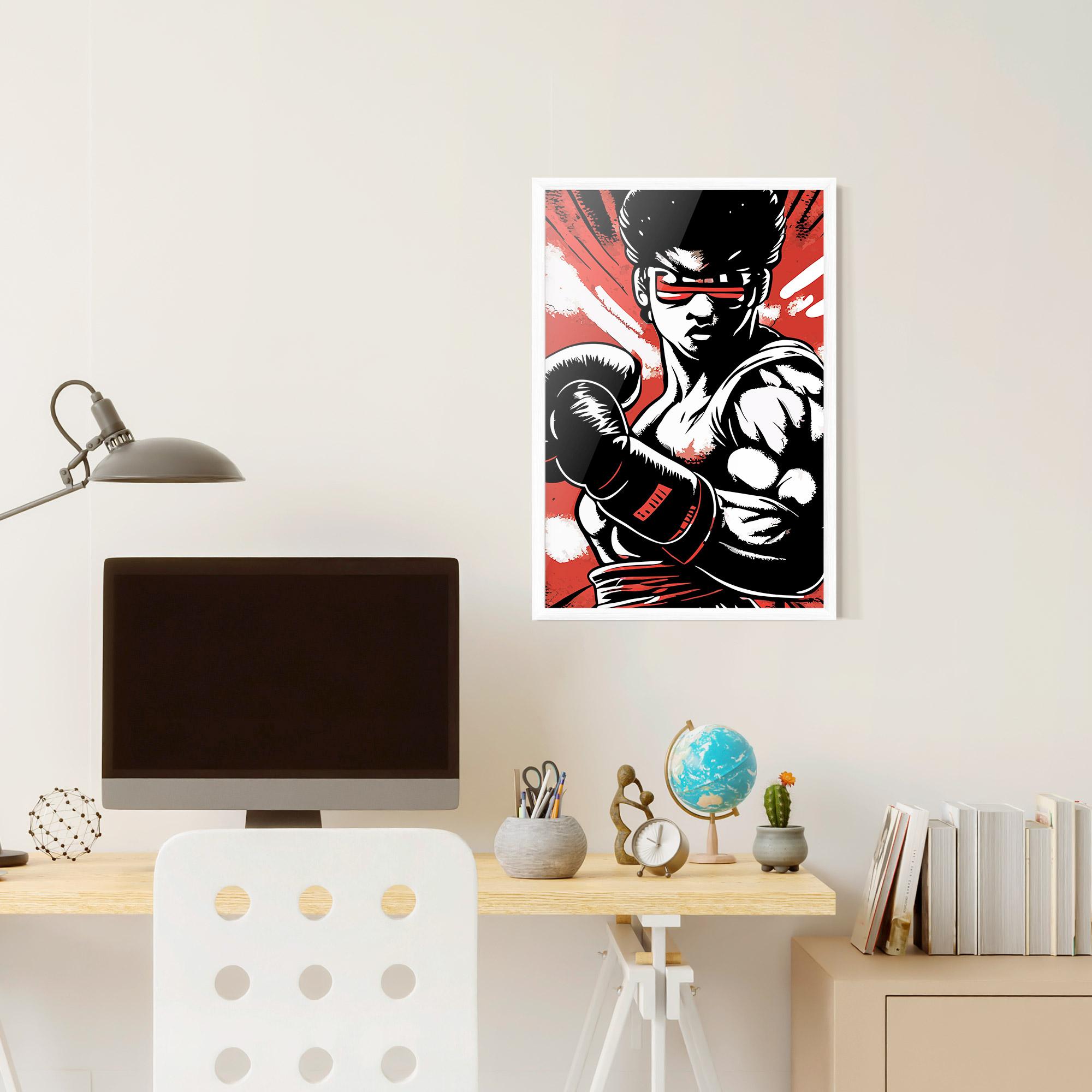 Gerahmte Poster Video Game Box mockup 6