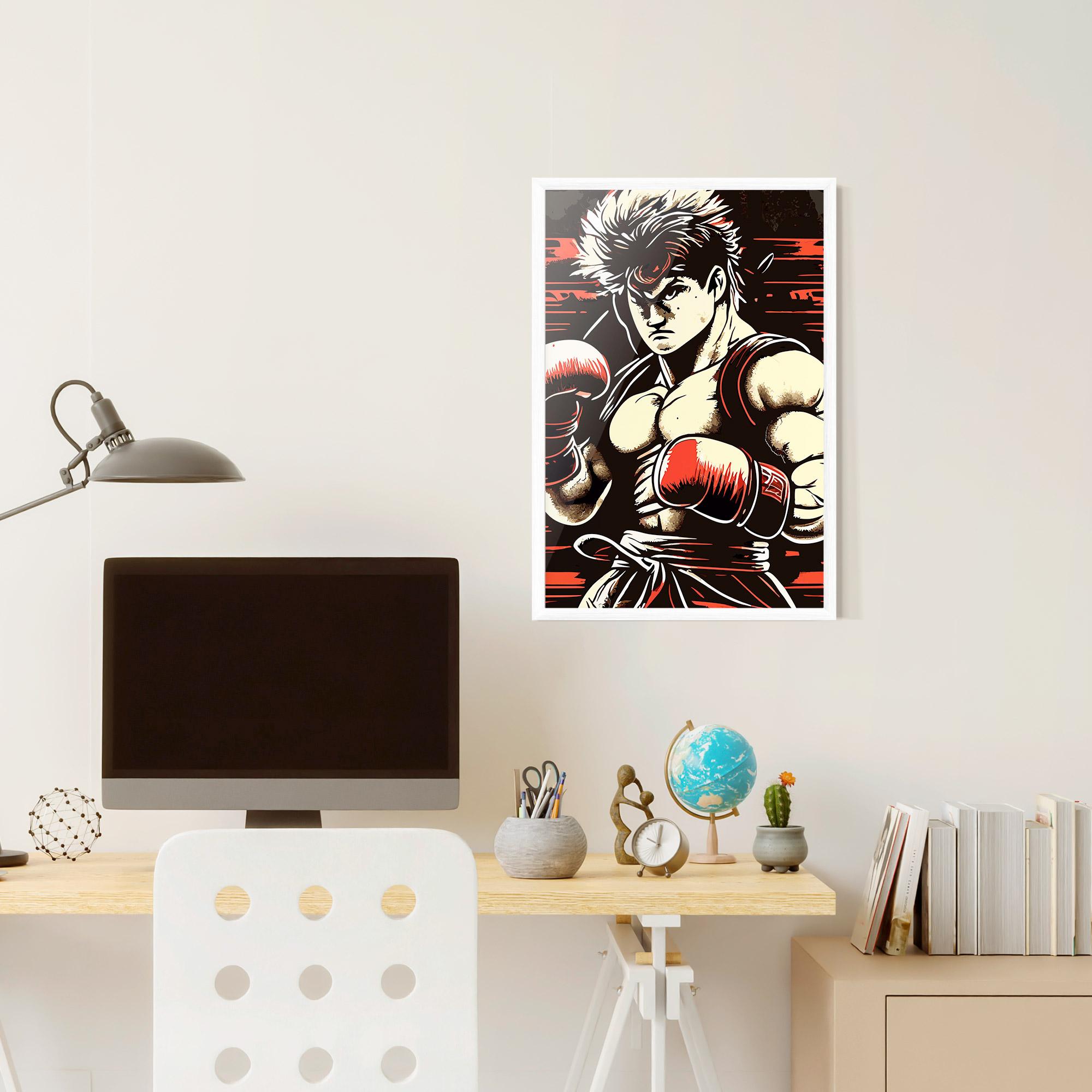 Gerahmte Poster Video Game Boxing mockup 6