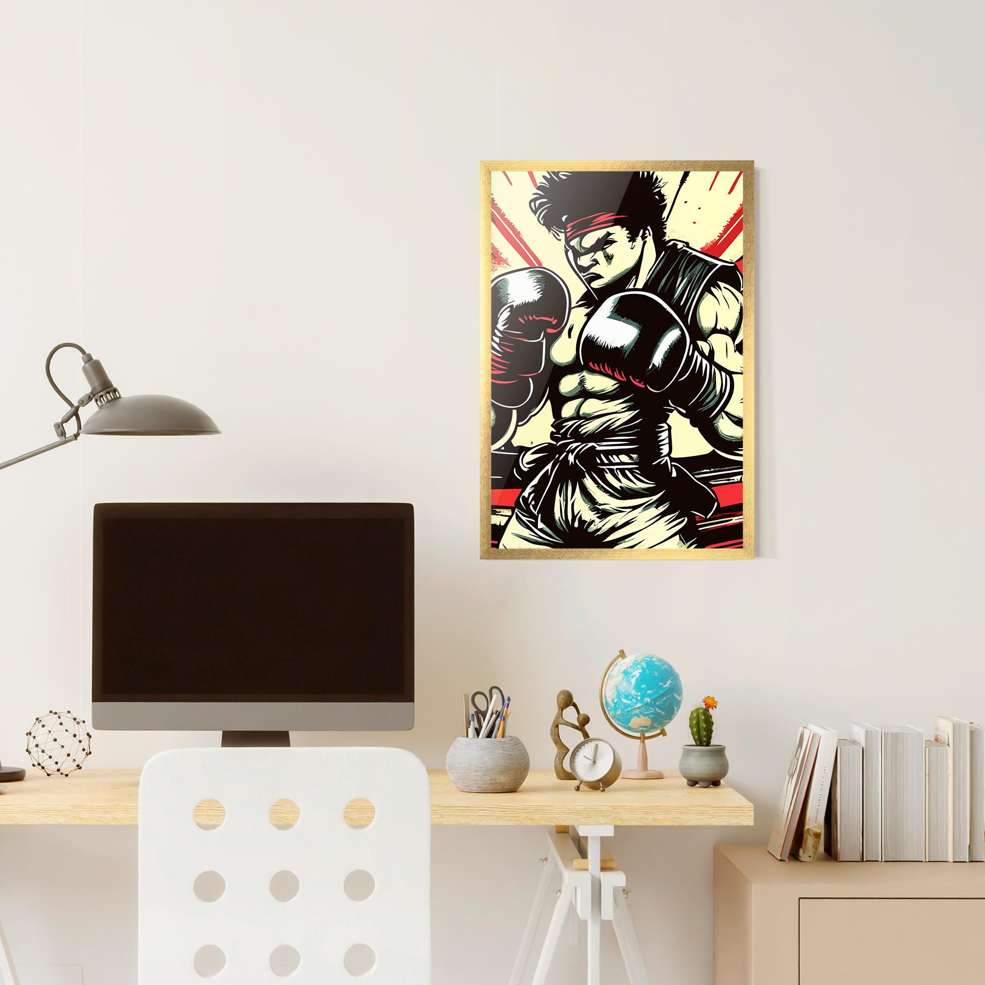 Gerahmte Poster Box Video Game mockup 6