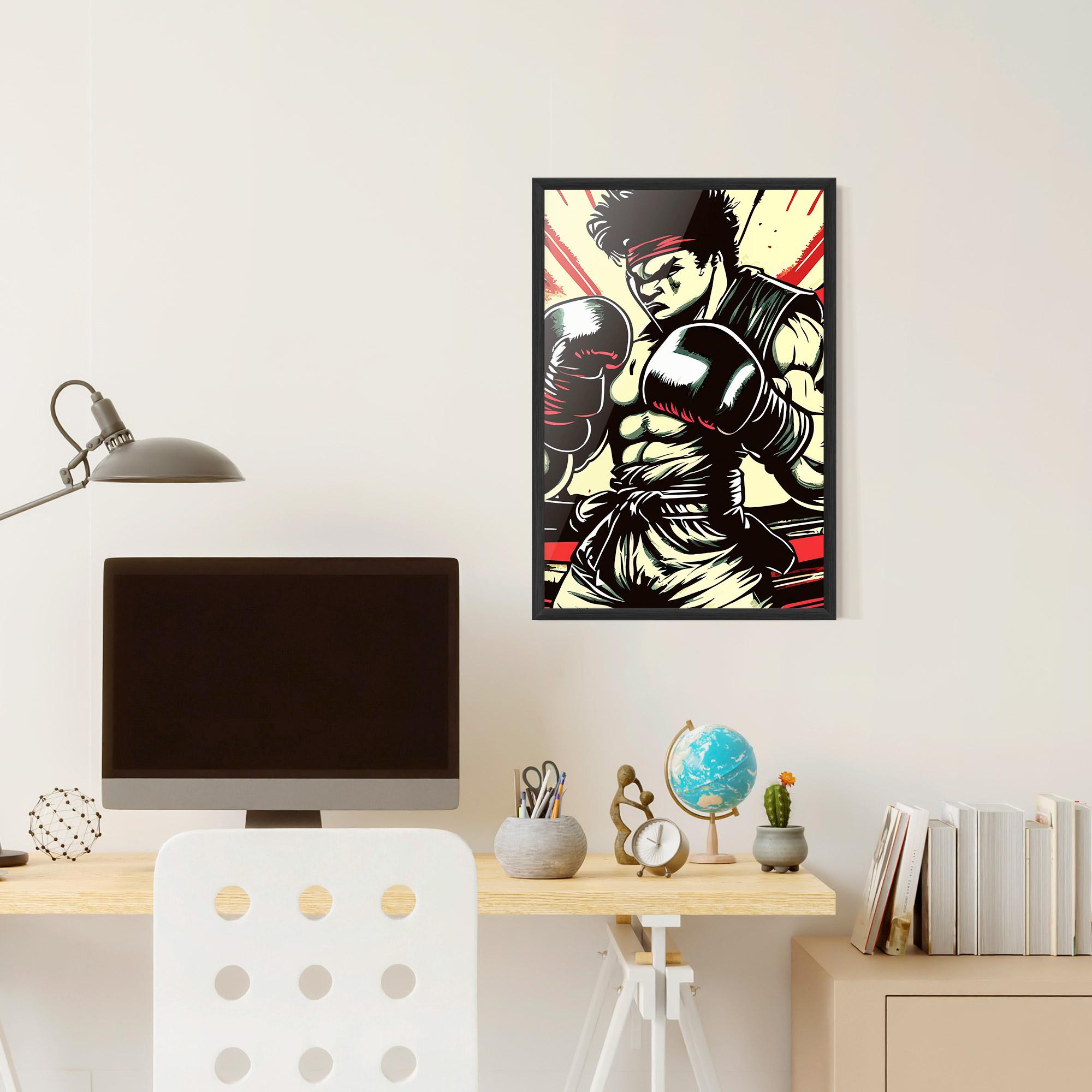 Gerahmte Poster Box Video Game mockup 6