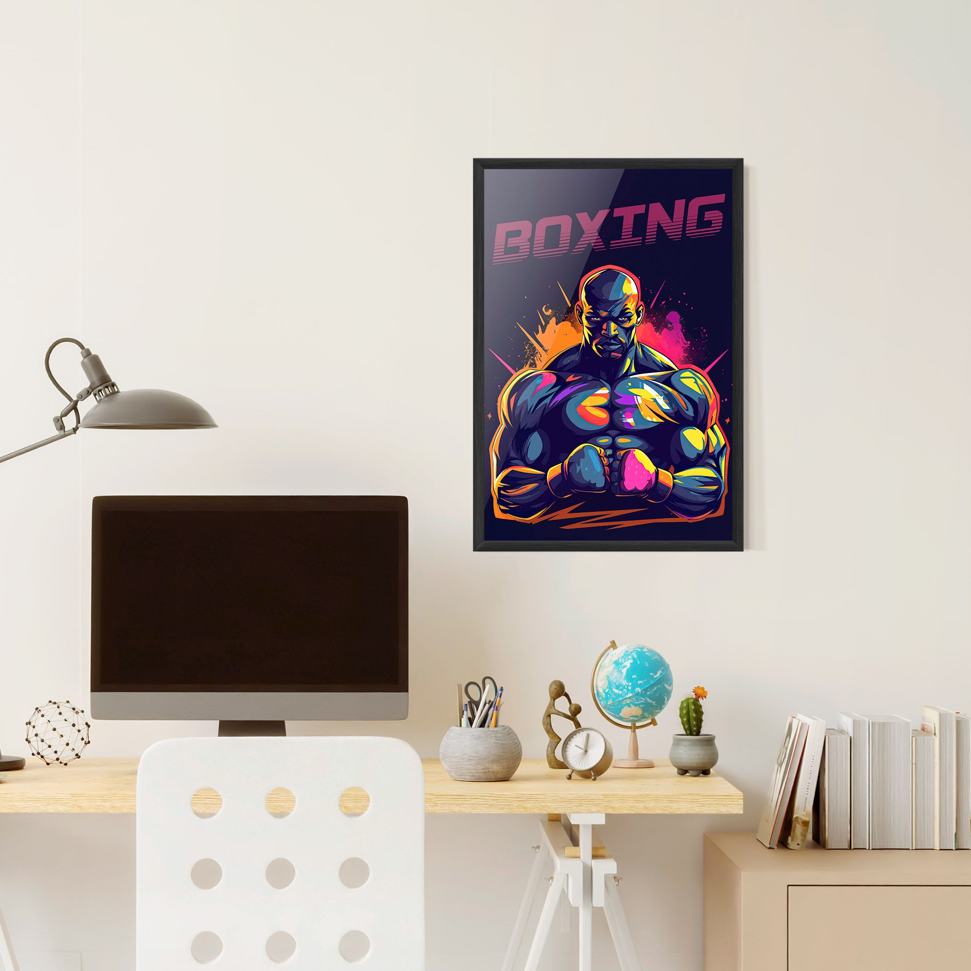 Yellow Pink Box mockup 6