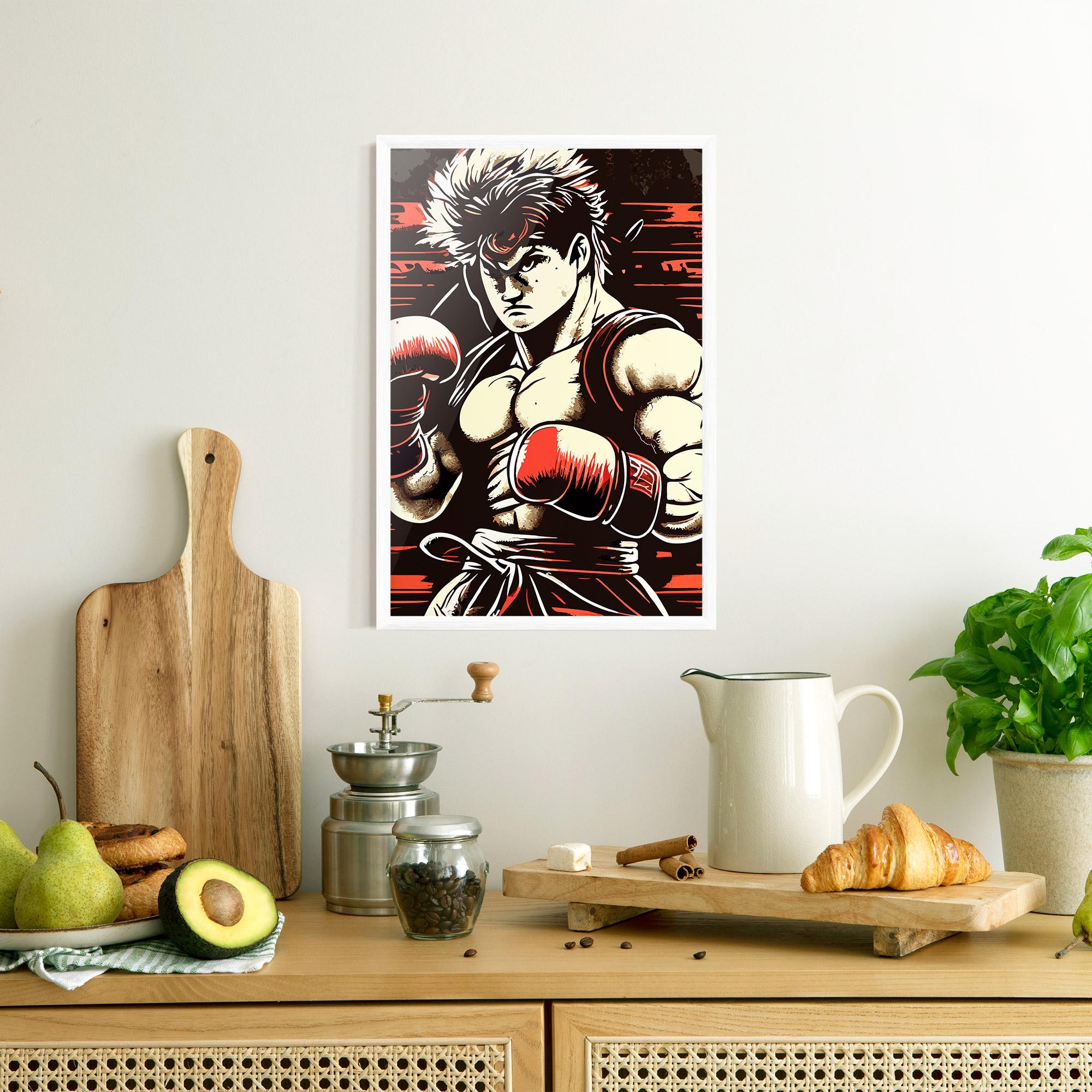 Gerahmte Poster Video Game Boxing mockup 8