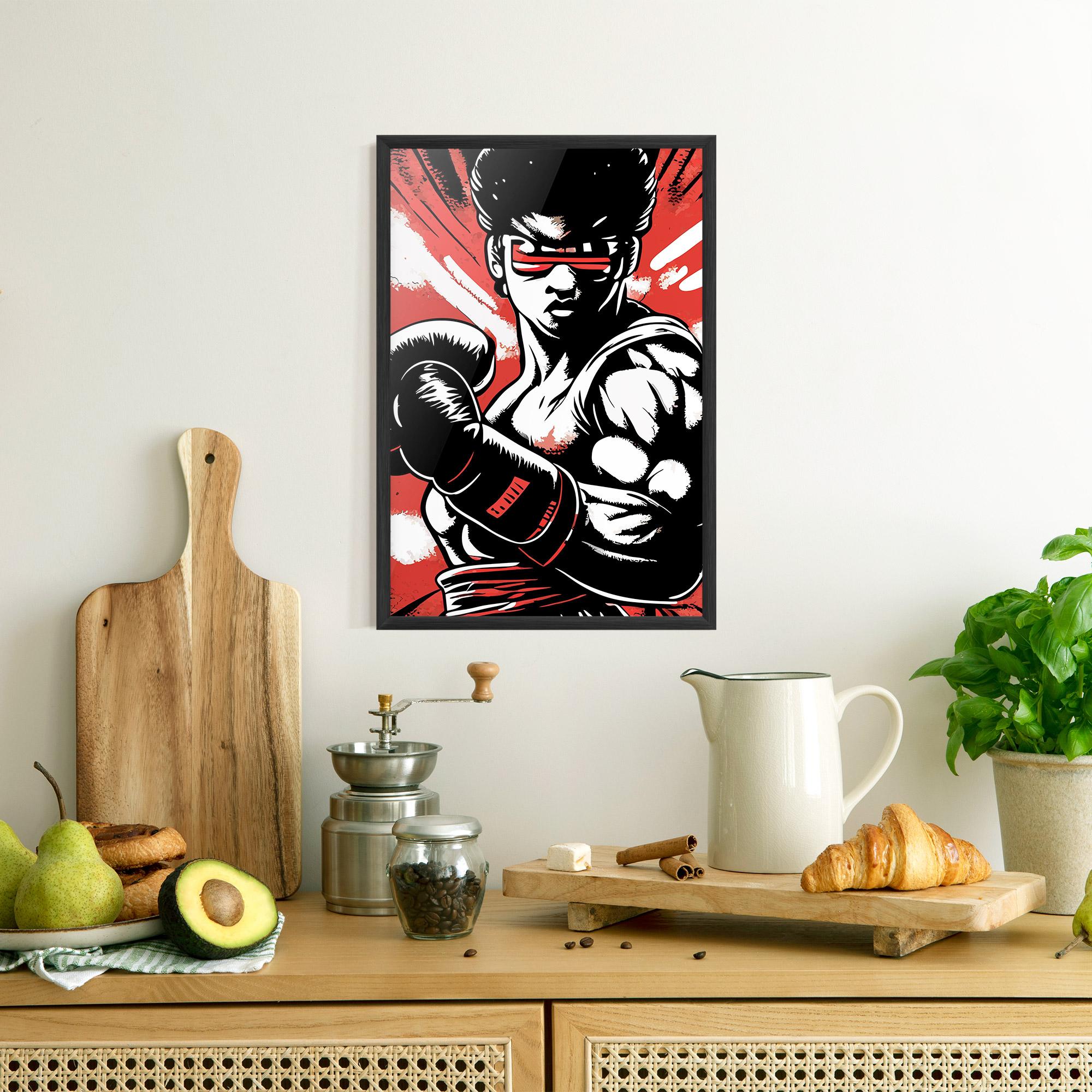 Gerahmte Poster Video Game Box mockup 8