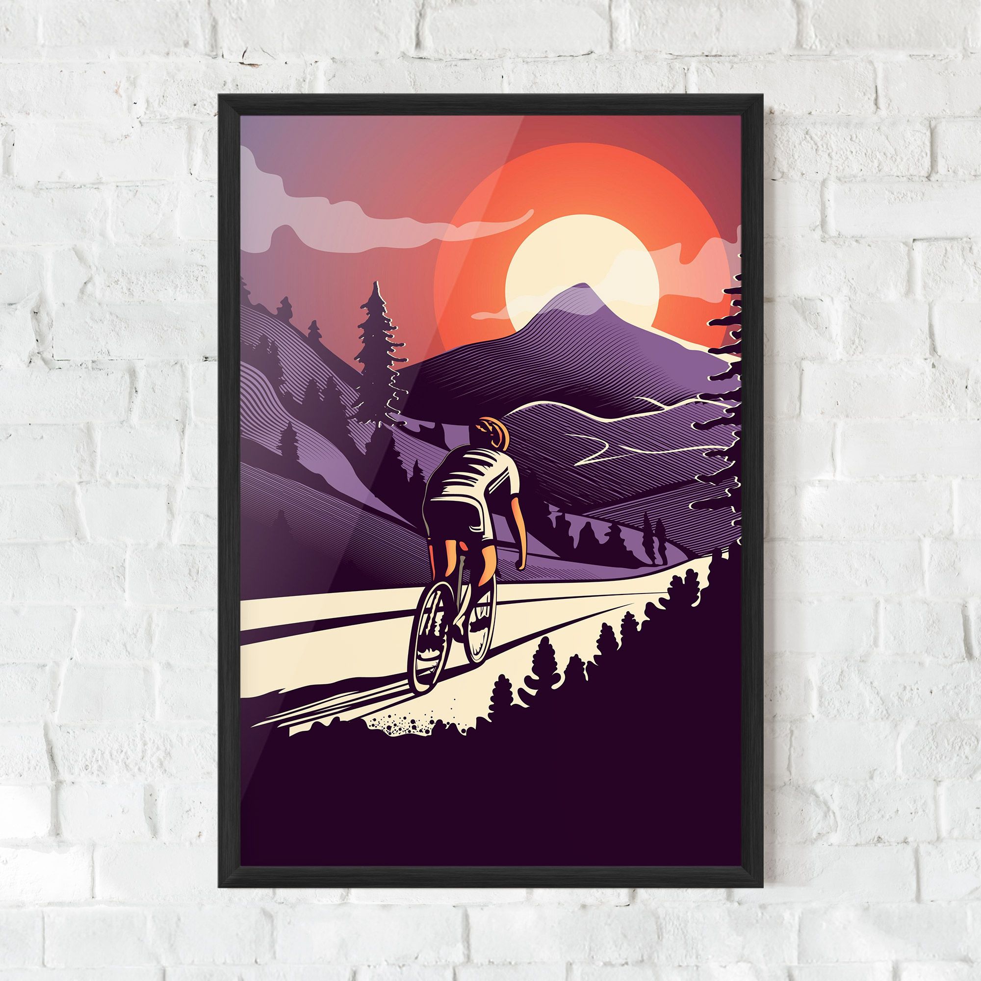 Cycling Sunset mockup 0