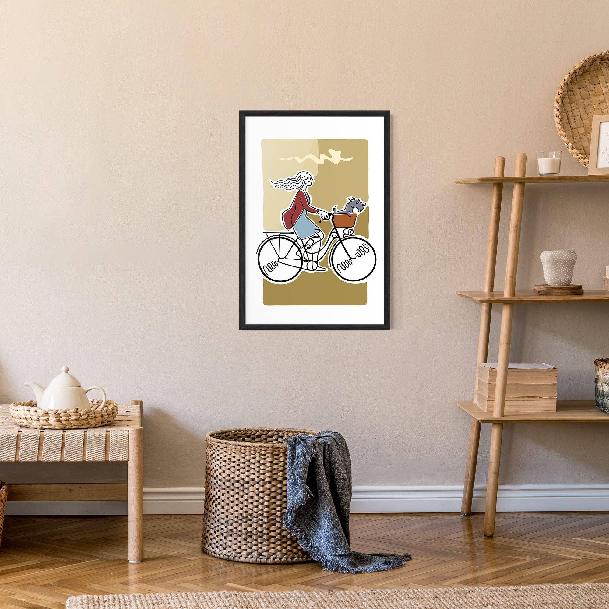 Dog On Bike mockup 9