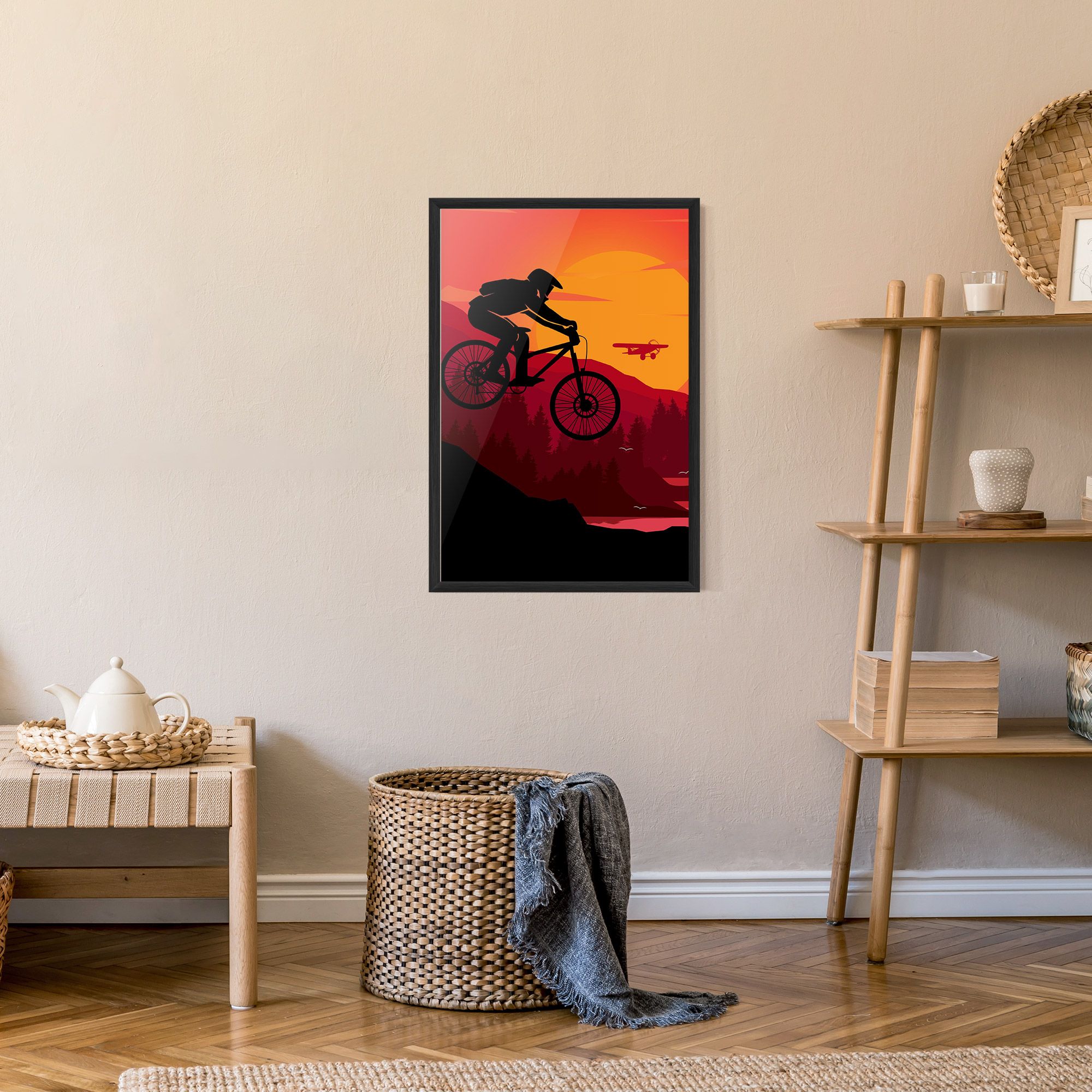 Mountain Bike Sunset mockup 9