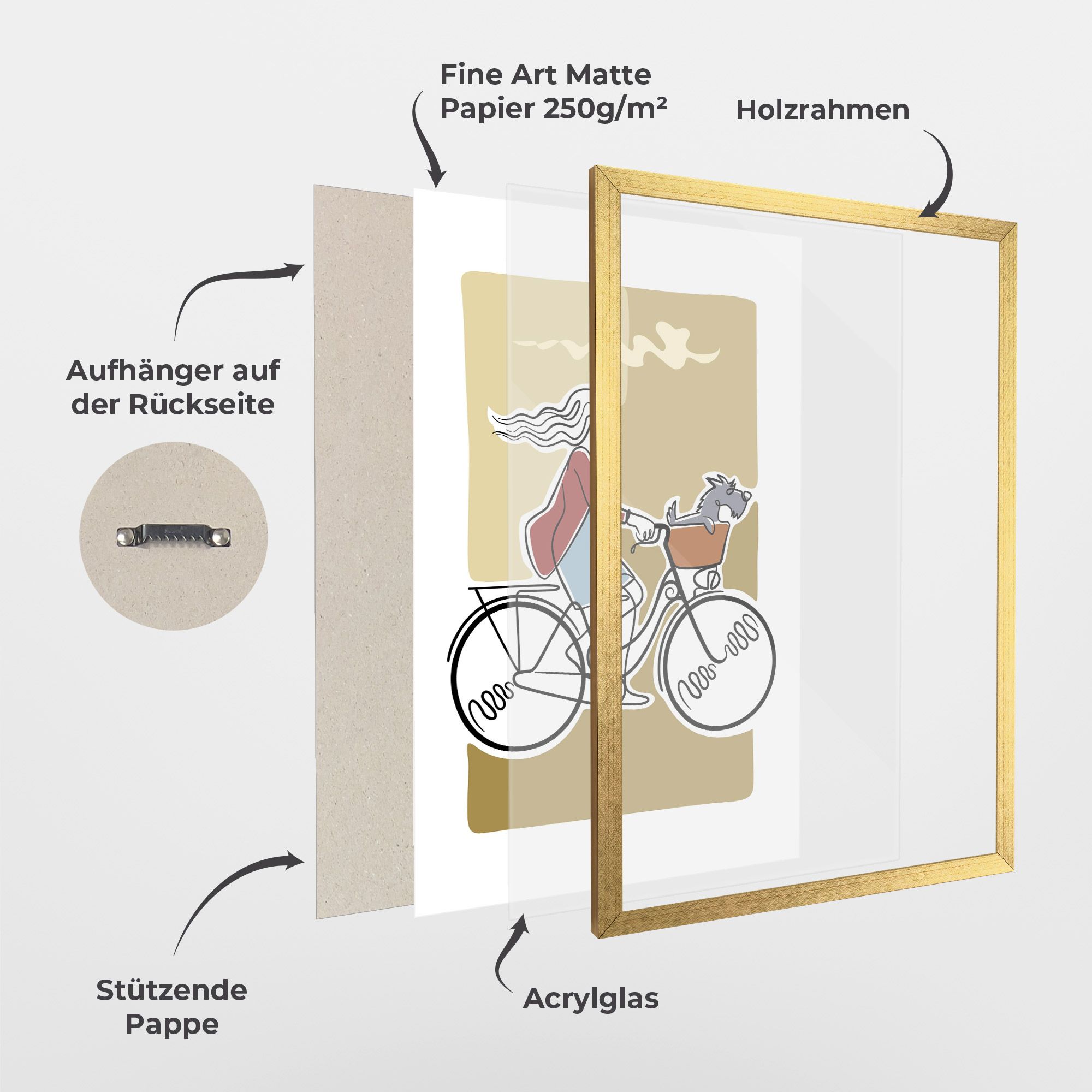 Dog On Bike mockup 1