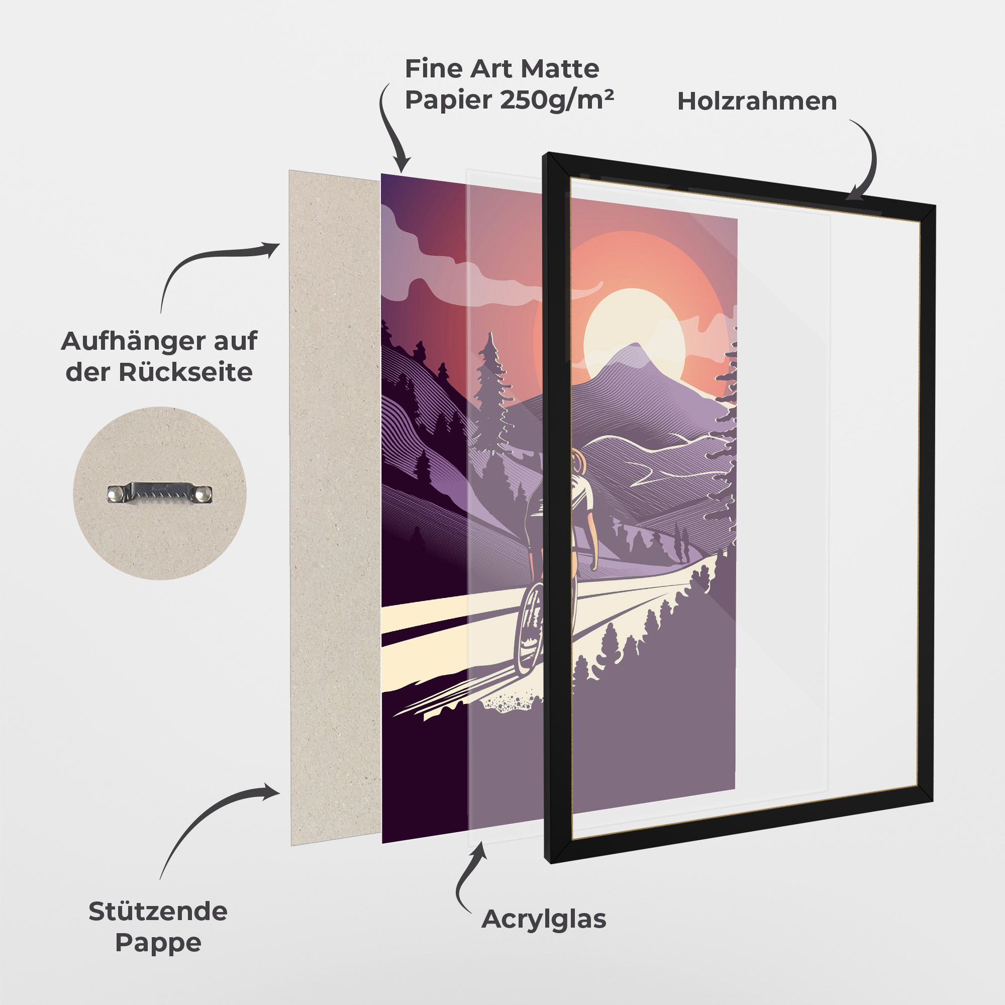 Cycling Sunset mockup 1