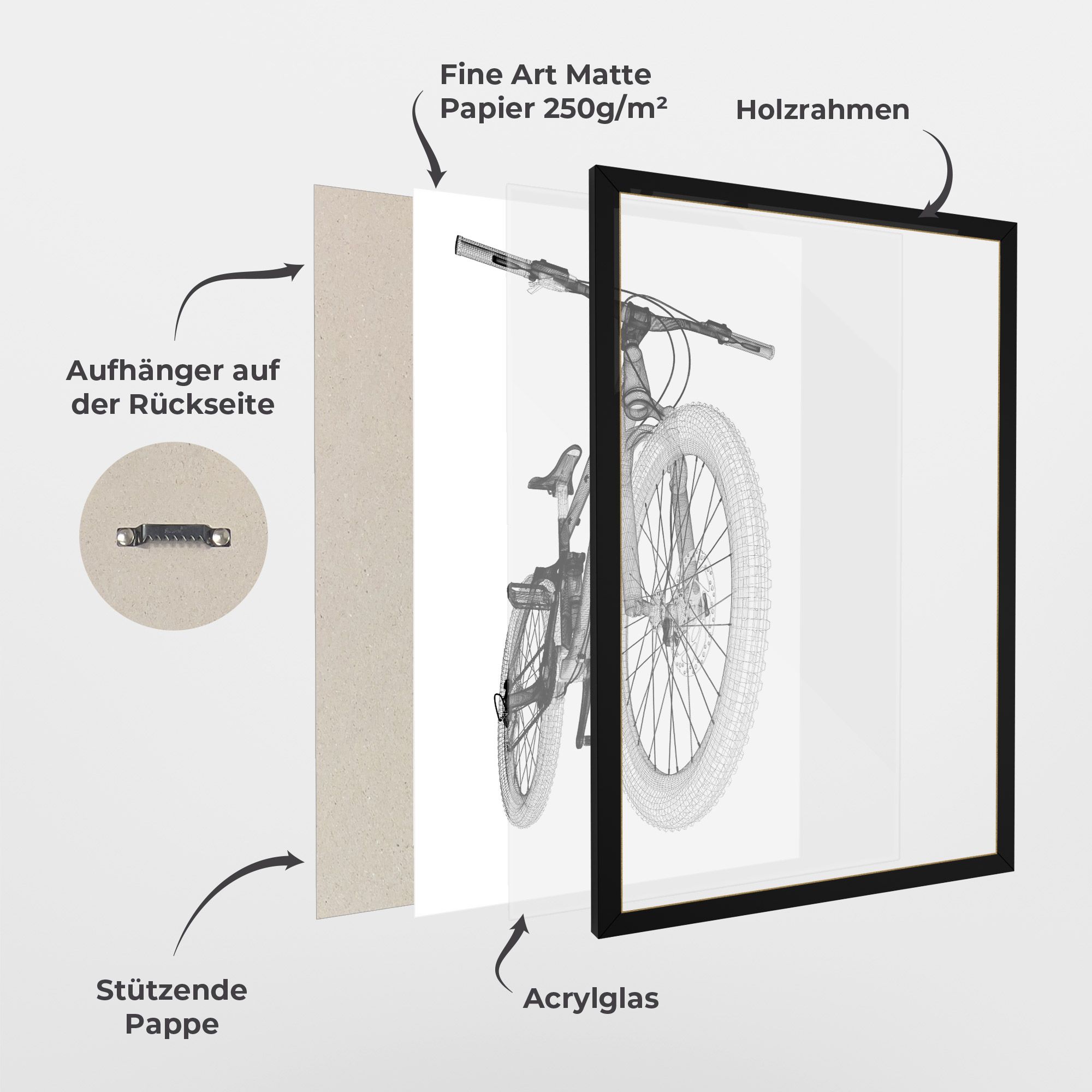 Mountain Bicycle 3d Model mockup 1