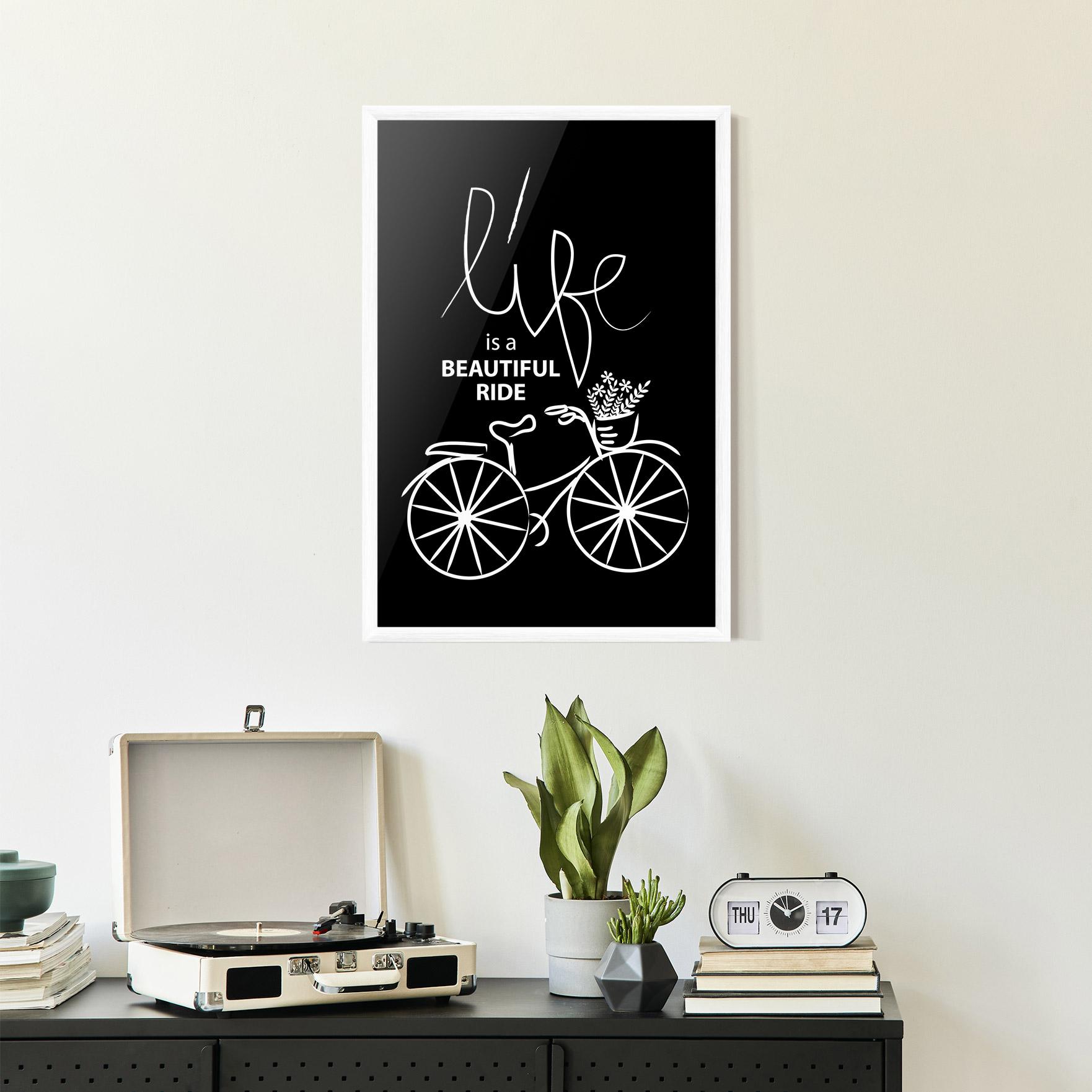 Gerahmte Poster Beautiful Ride mockup 2