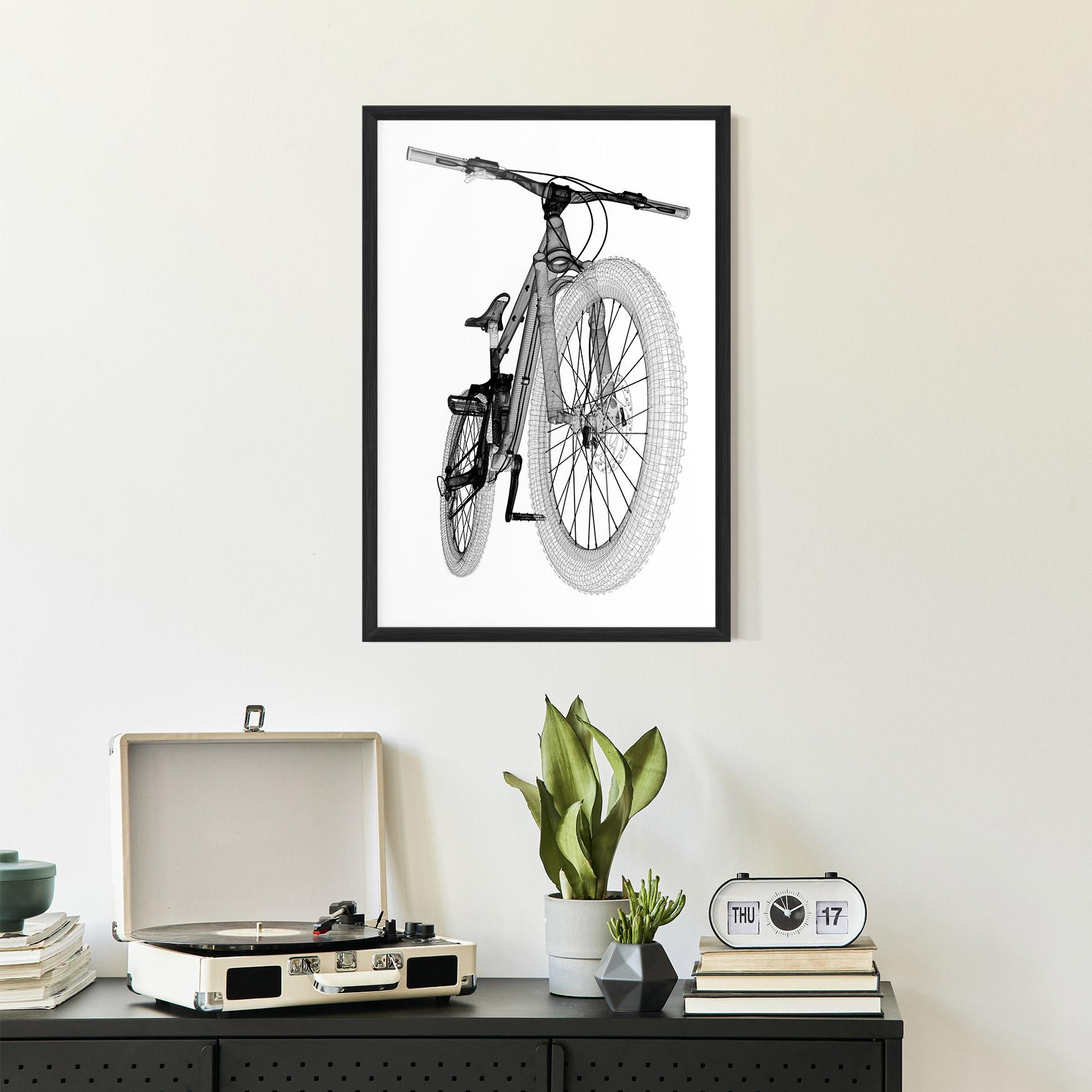 Gerahmte Poster Mountain Bicycle 3d Model mockup 2