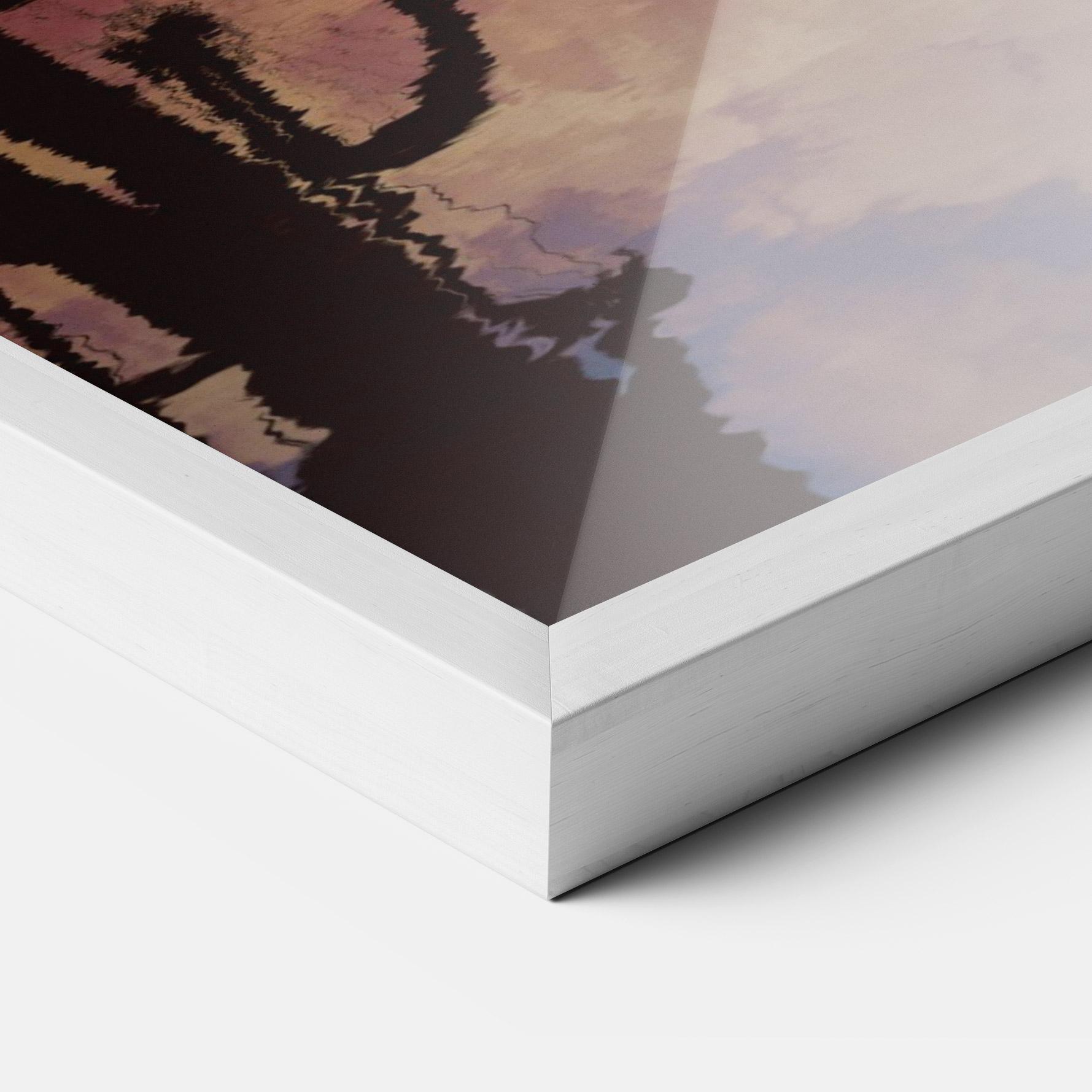 Gerahmte Poster Bike Sunset mockup 3