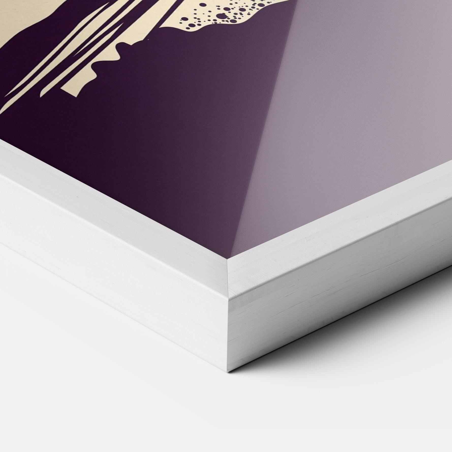 Gerahmte Poster Cycling Sunset mockup 3