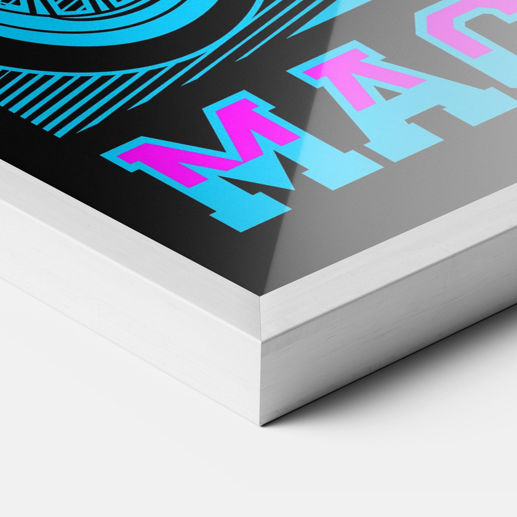 Gerahmte Poster Extreme Machine mockup 3