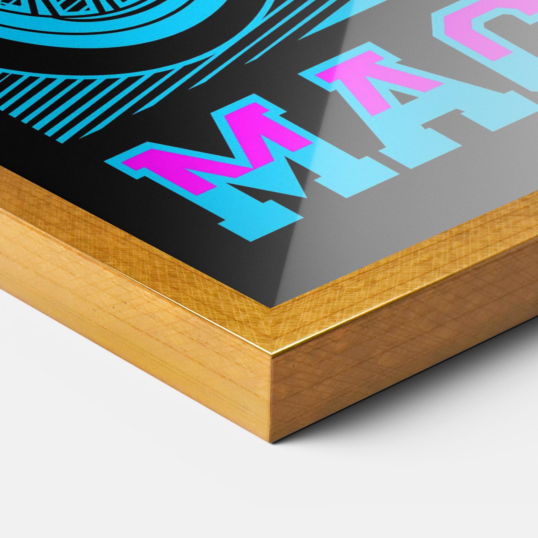 Gerahmte Poster Extreme Machine mockup 3