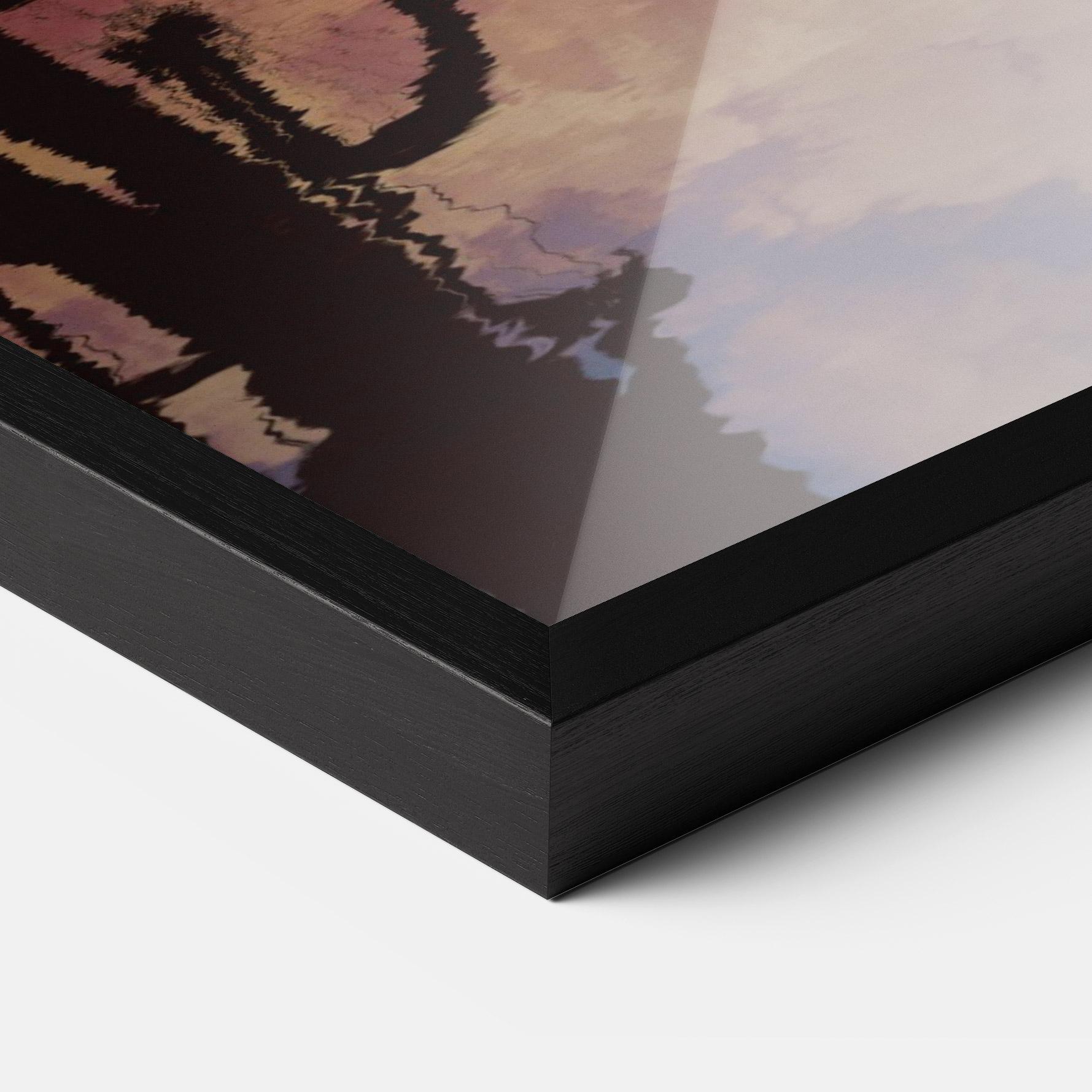 Gerahmte Poster Bike Sunset mockup 3