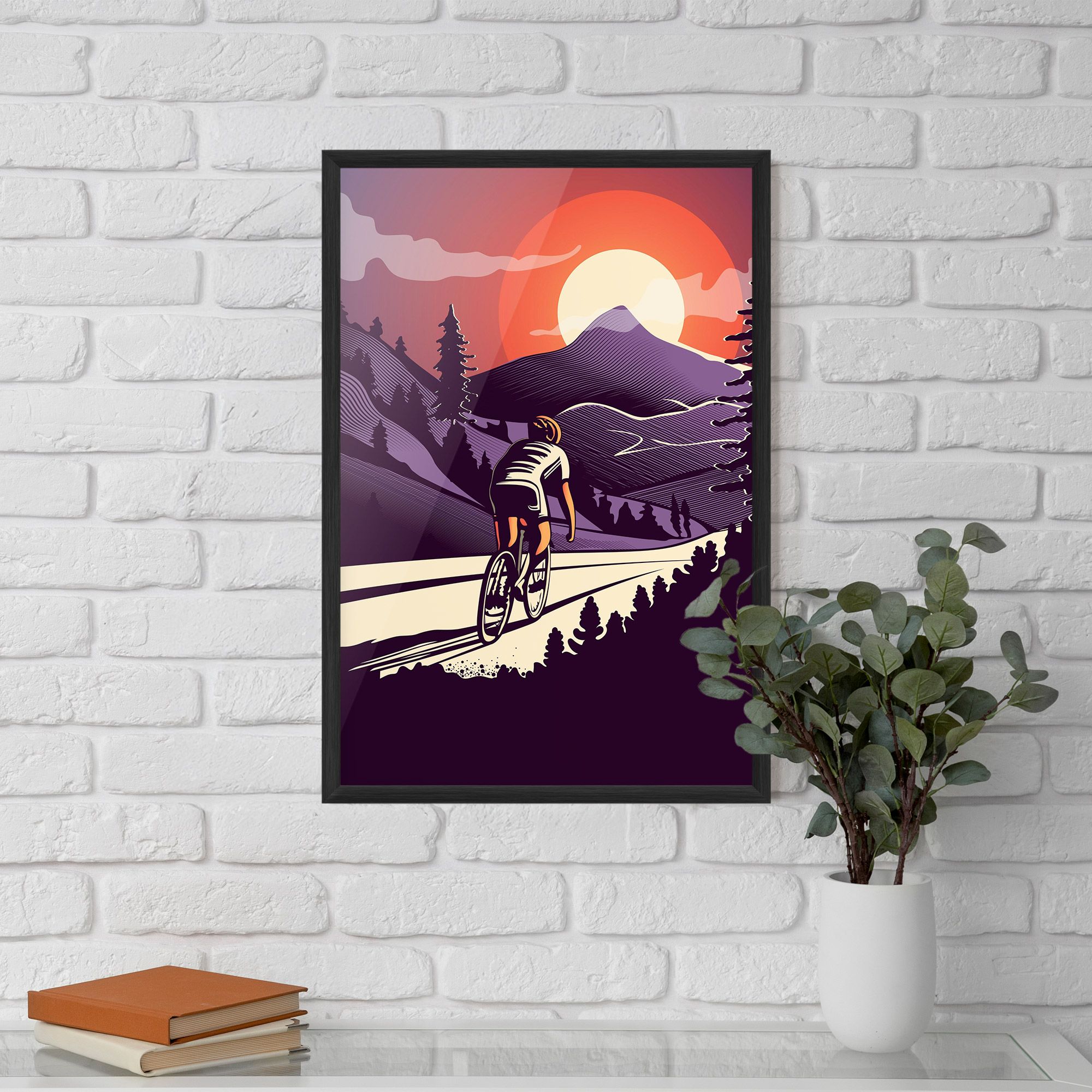 Cycling Sunset mockup 5