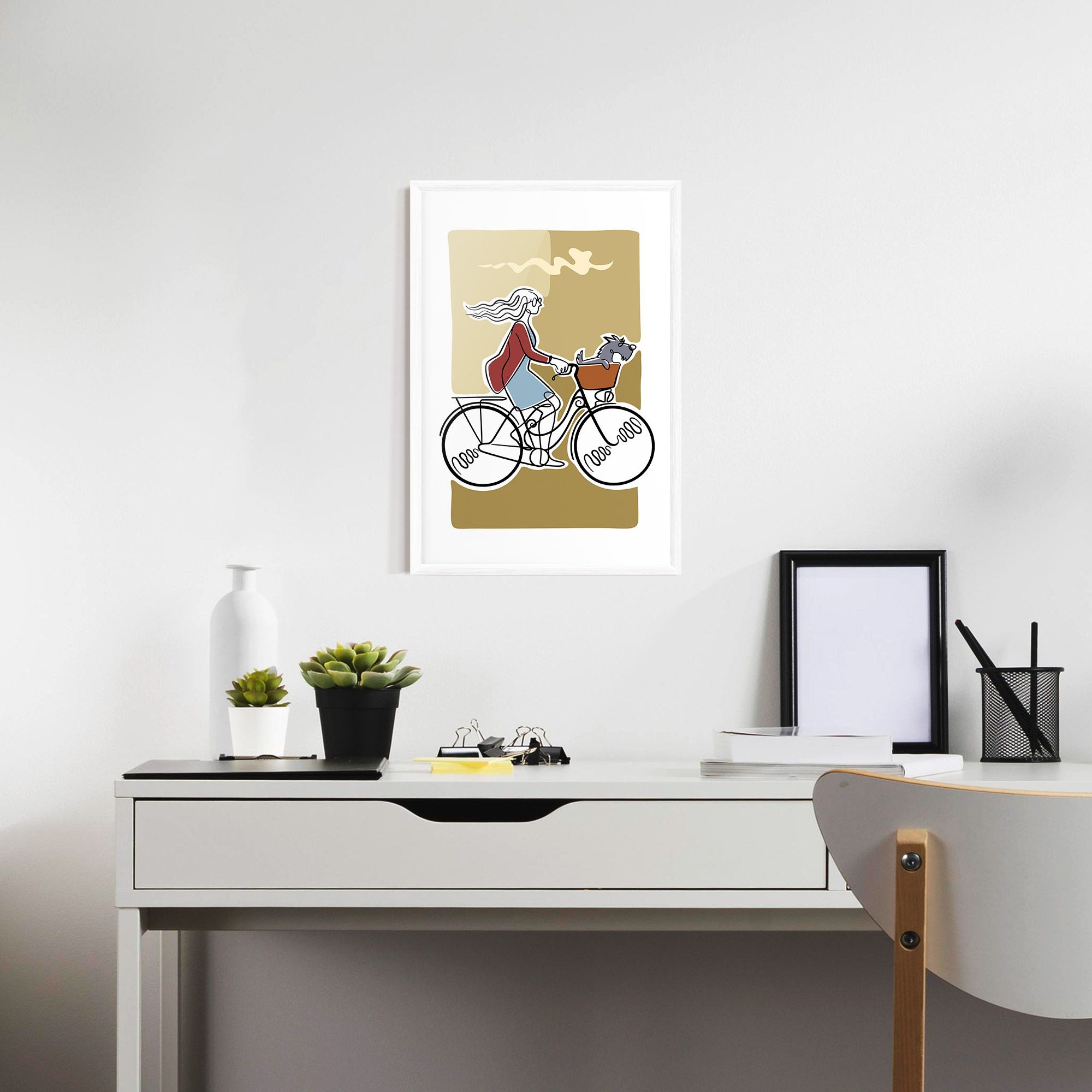 Dog On Bike mockup 7