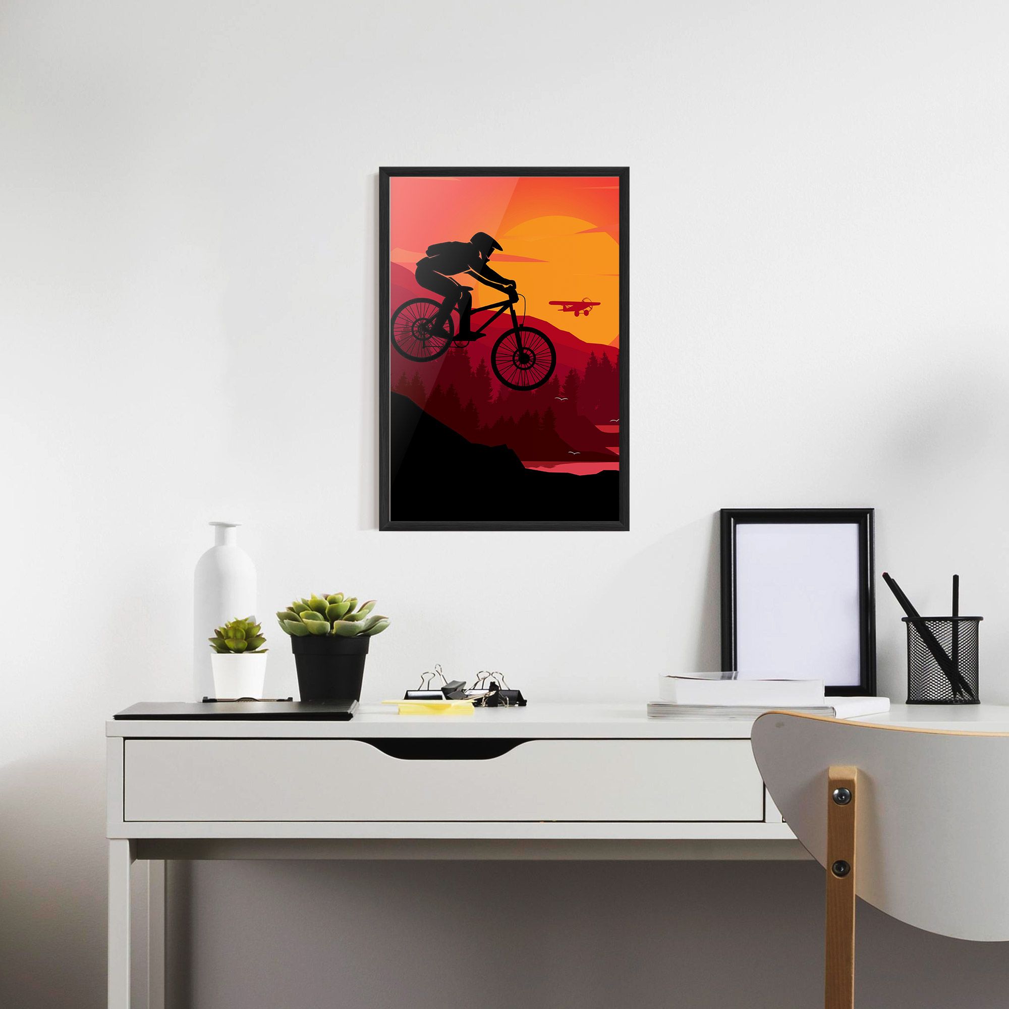 Mountain Bike Sunset mockup 7