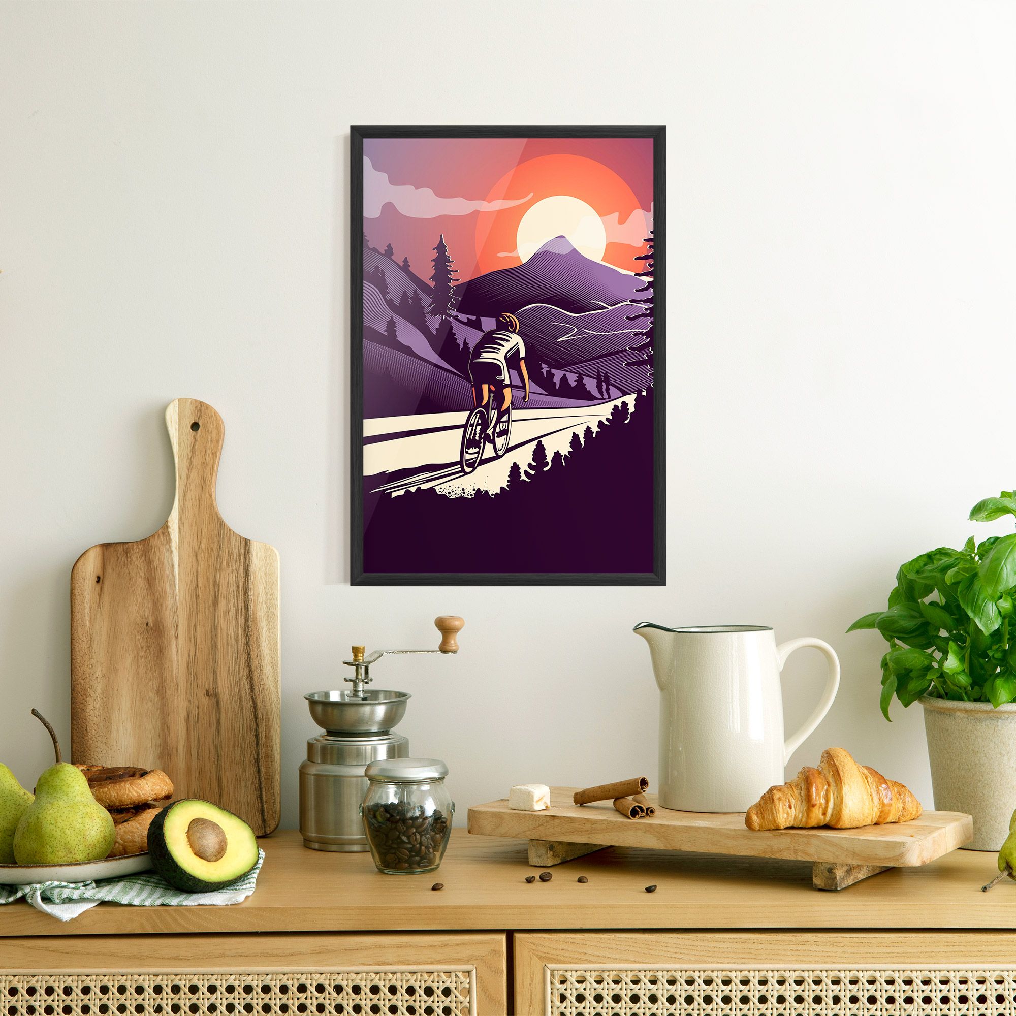 Cycling Sunset mockup 8