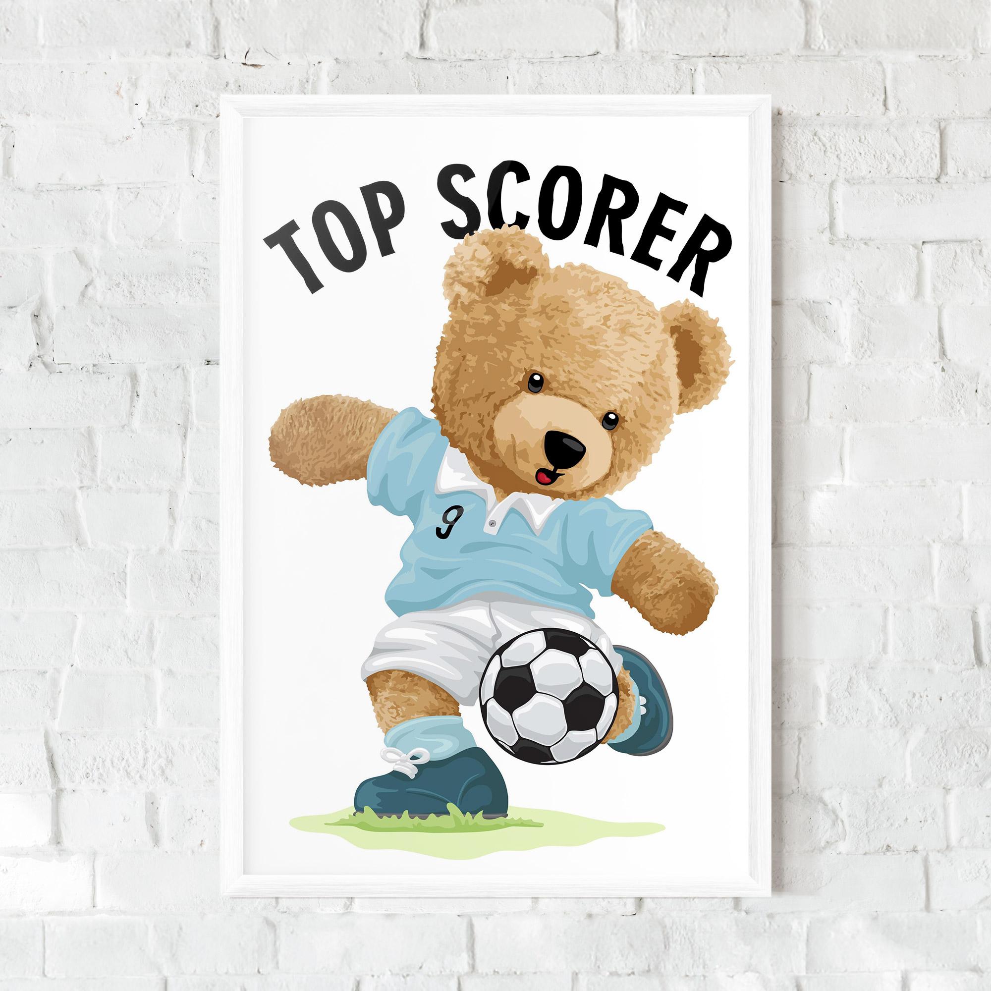 Gerahmte Poster Top Scorer mockup 0