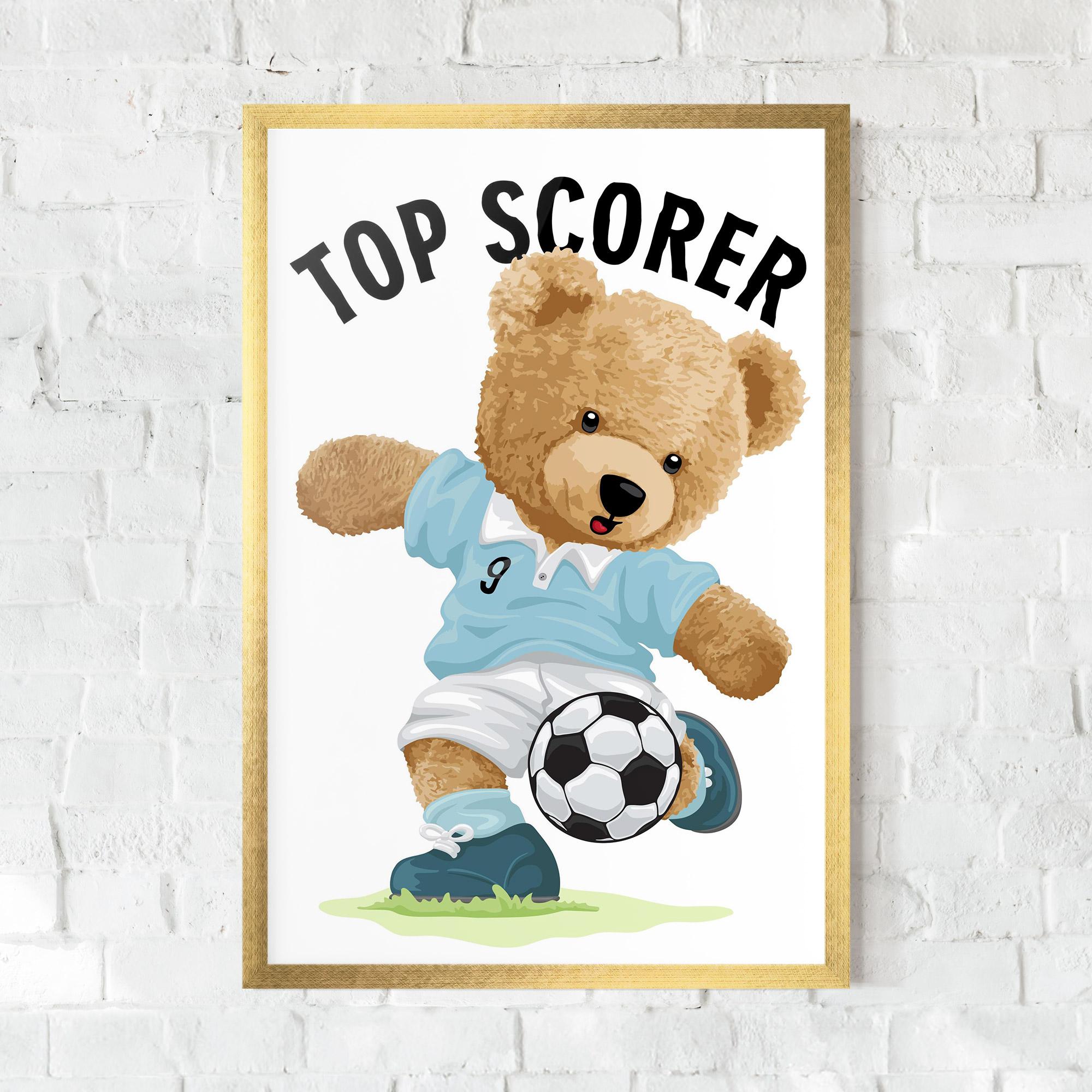 Gerahmte Poster Top Scorer mockup 0