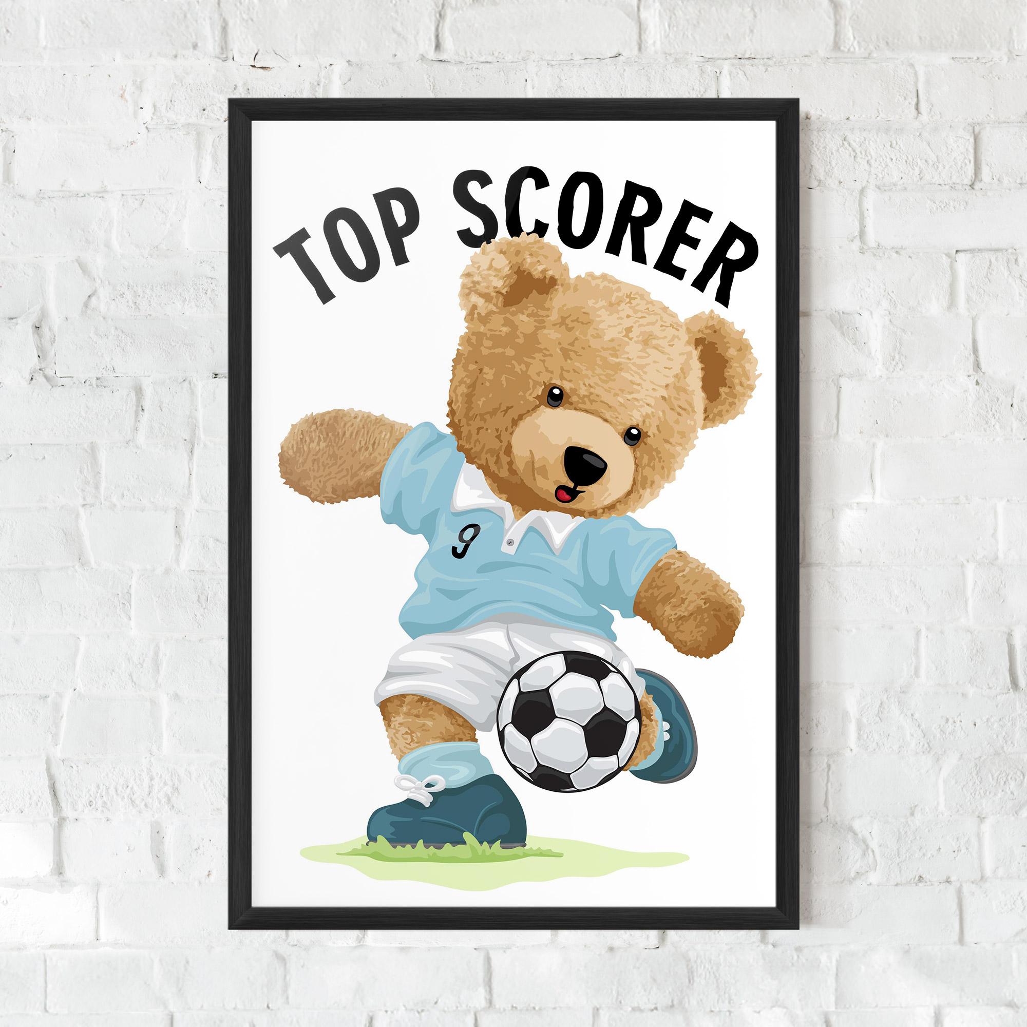Gerahmte Poster Top Scorer mockup 0