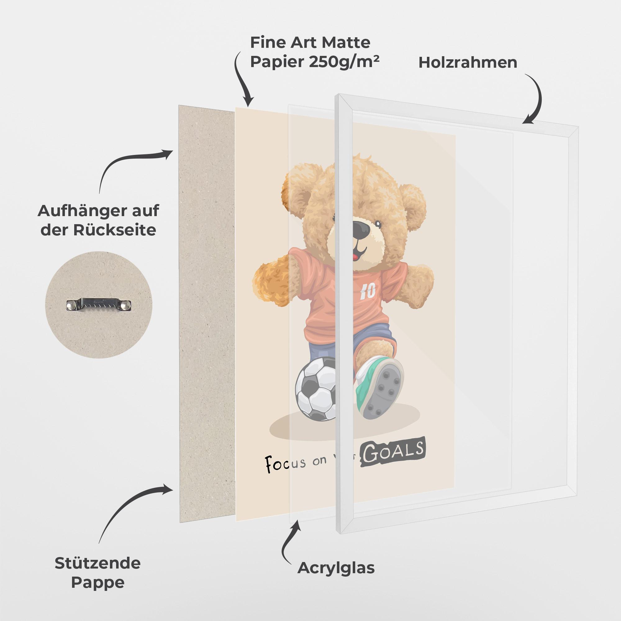 Gerahmte Poster Goals Focus mockup 1