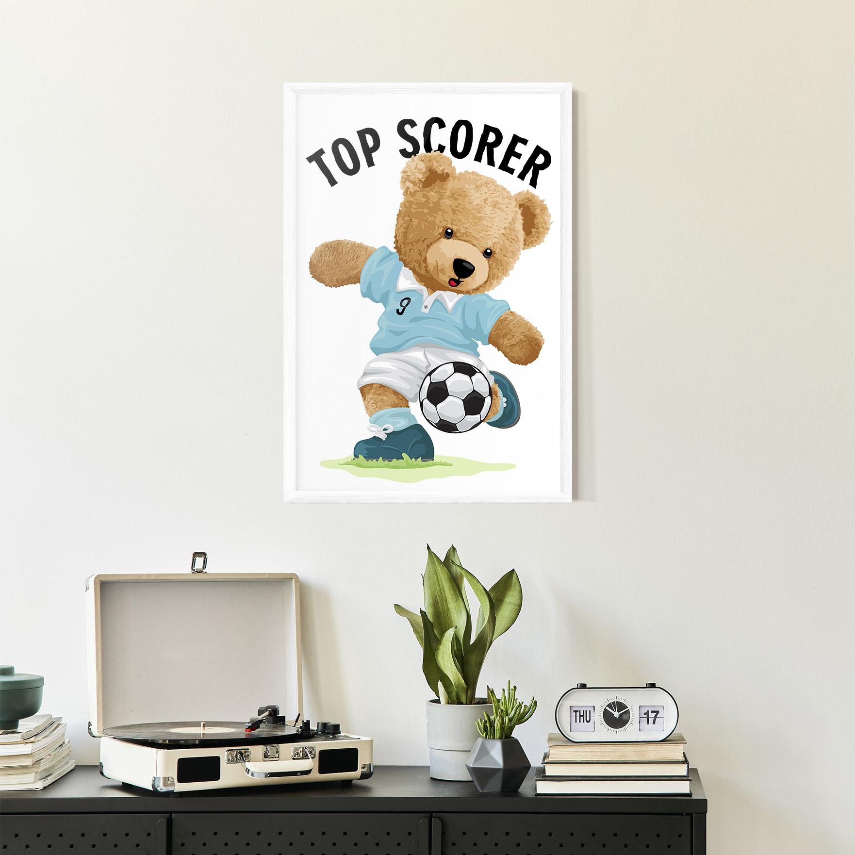 Gerahmte Poster Top Scorer mockup 2