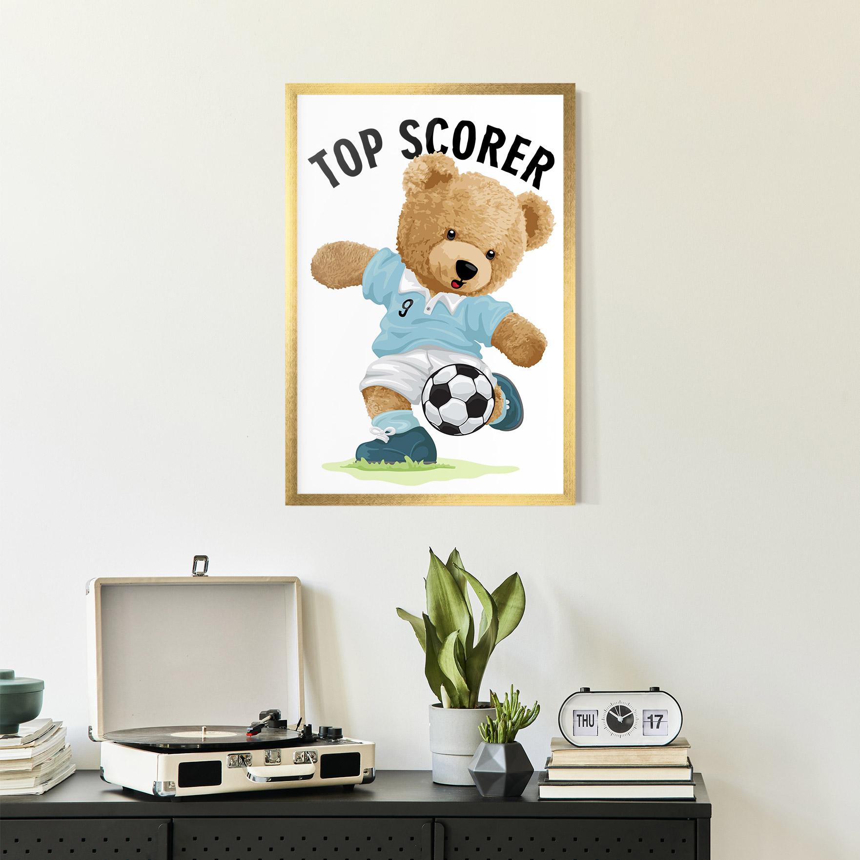 Gerahmte Poster Top Scorer mockup 2