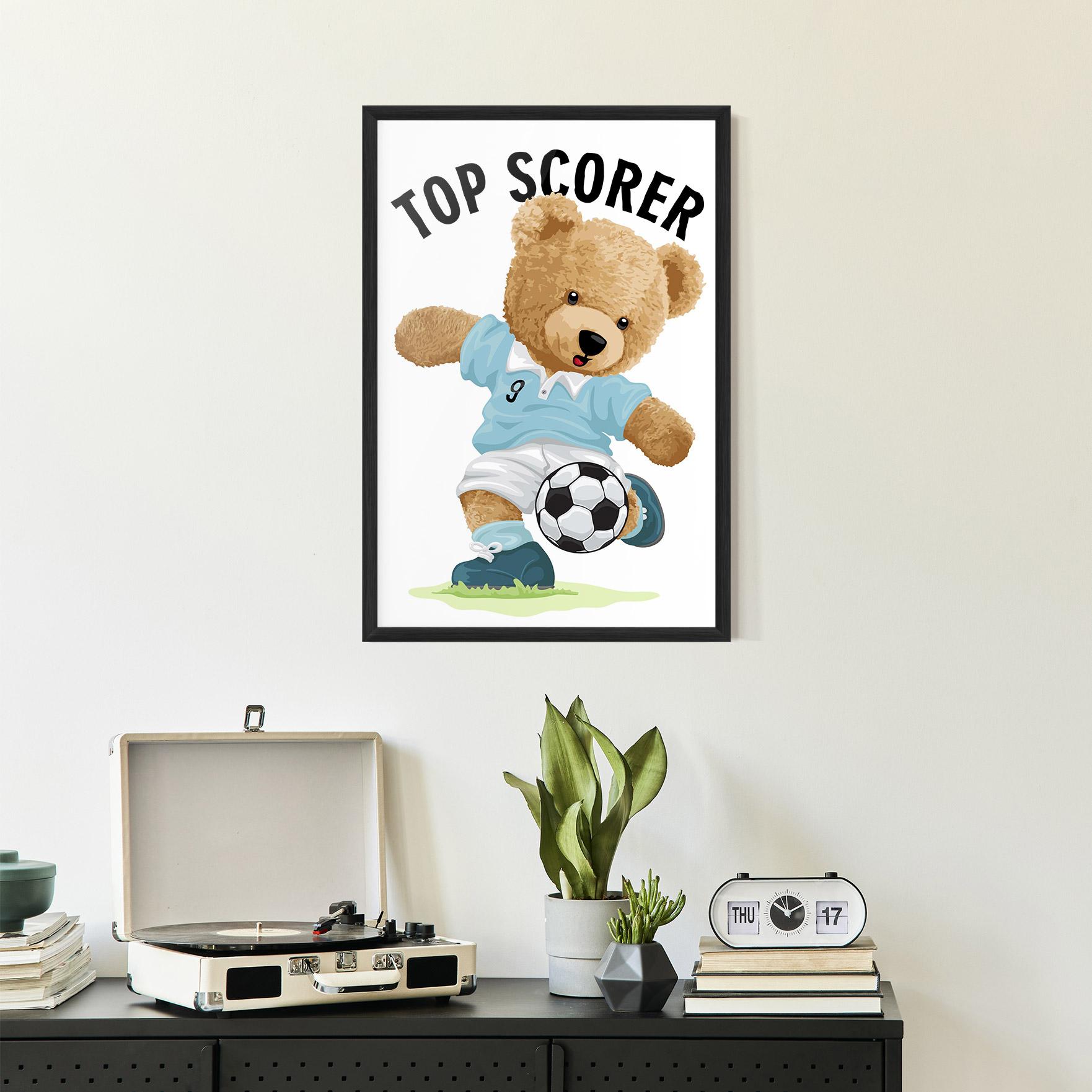 Gerahmte Poster Top Scorer mockup 2