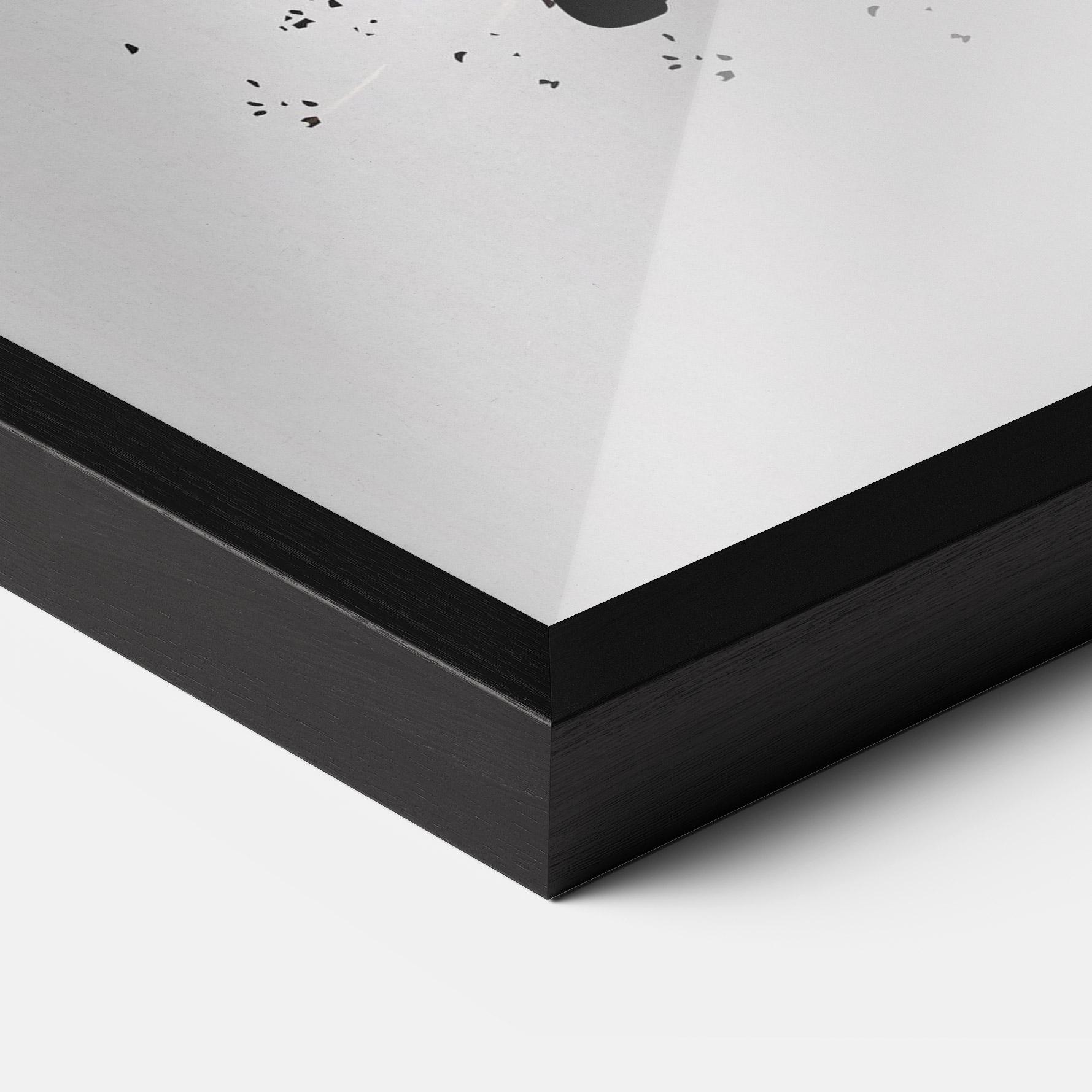 Gerahmte Poster Football Jump mockup 3