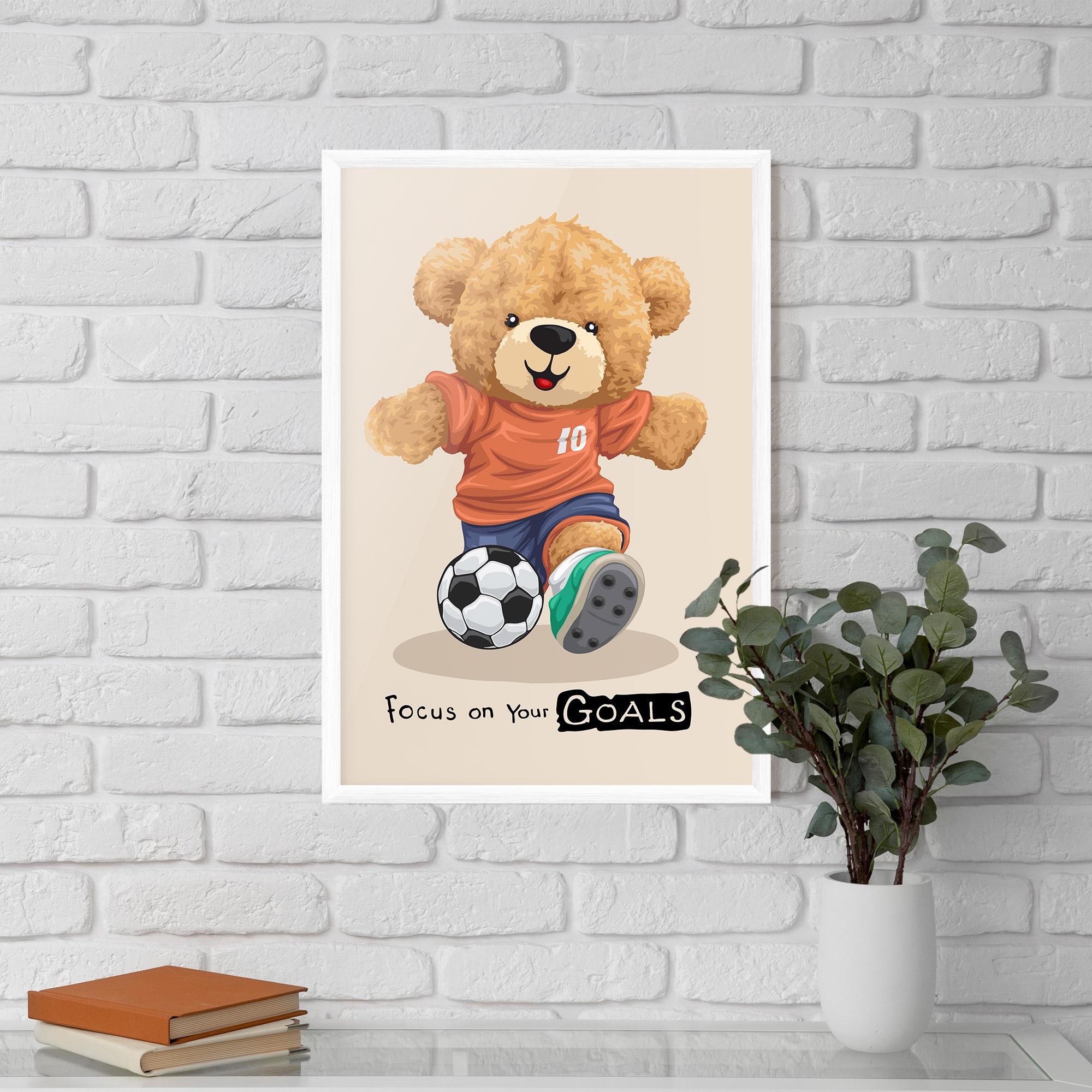 Gerahmte Poster Goals Focus mockup 5