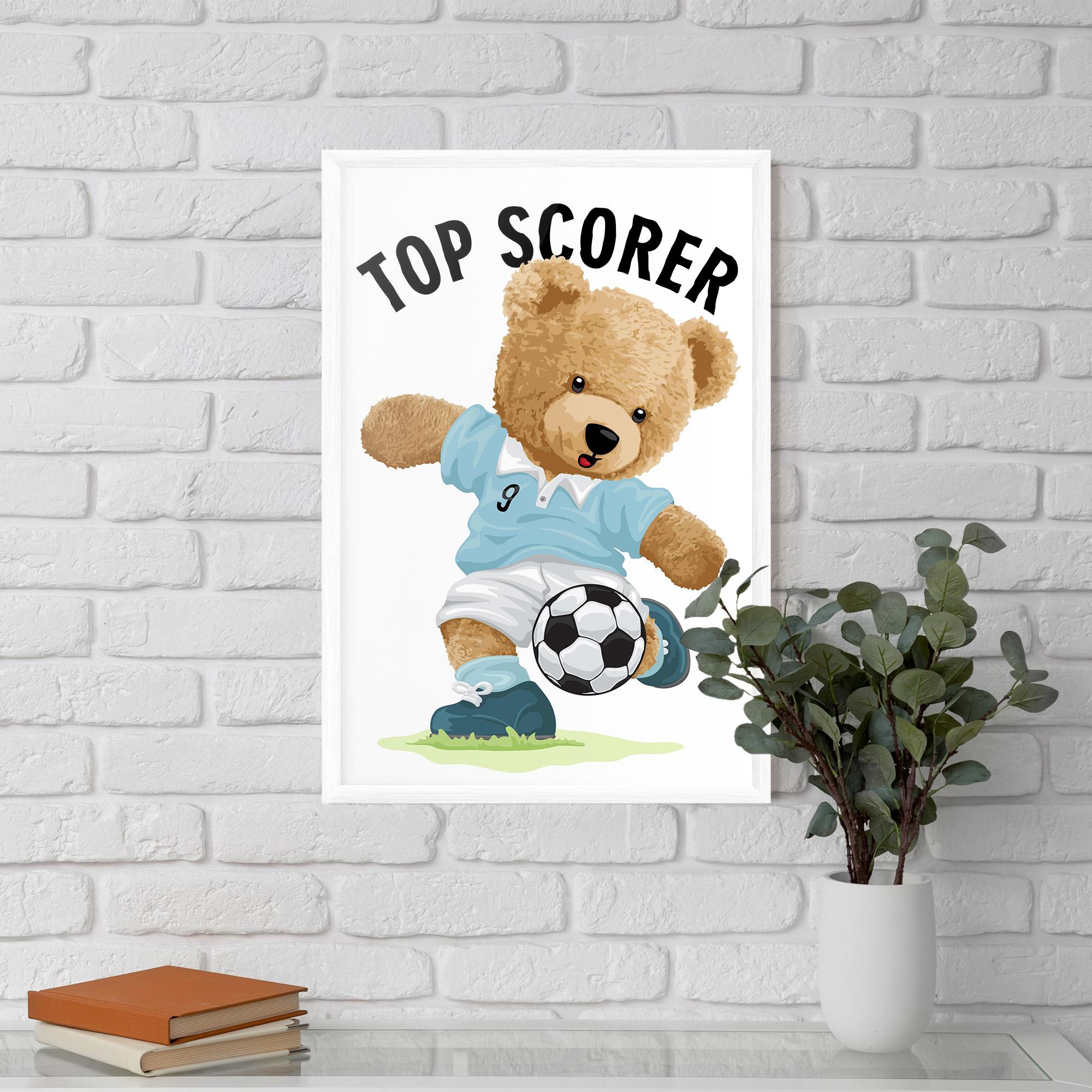 Gerahmte Poster Top Scorer mockup 5