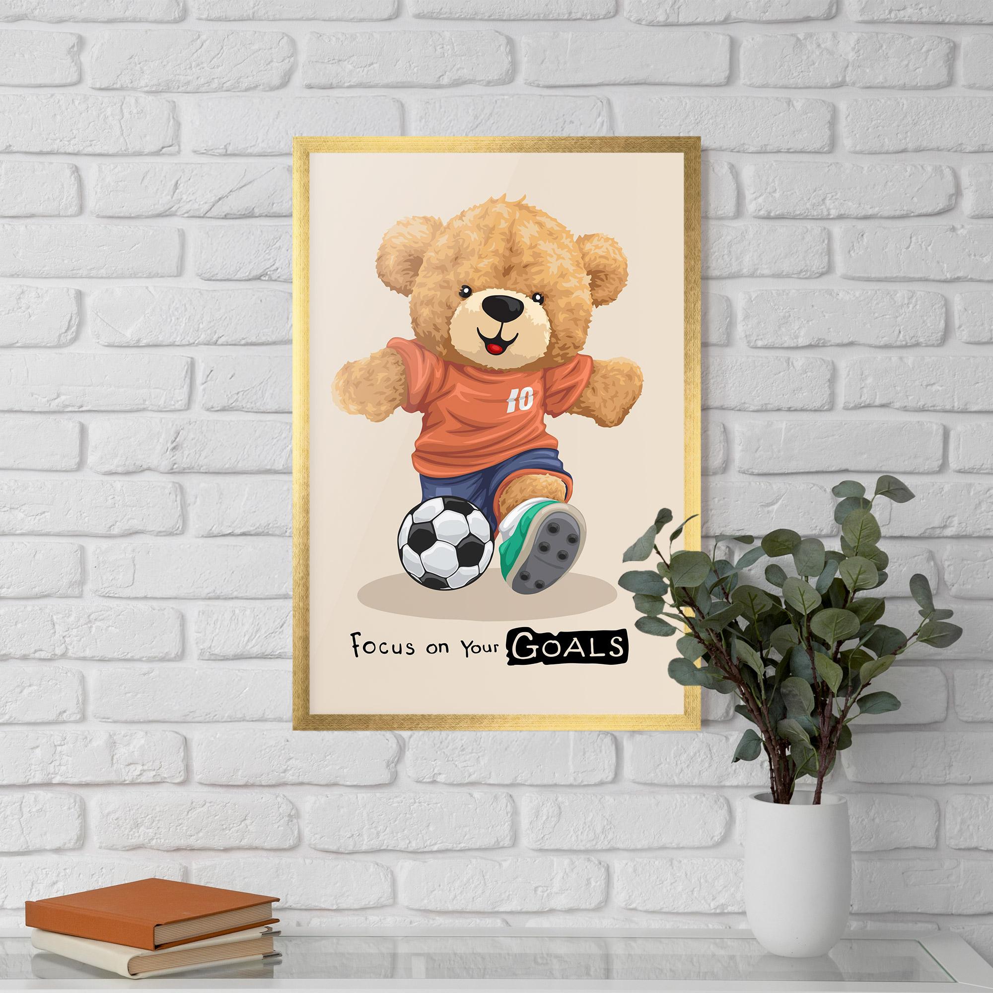 Gerahmte Poster Goals Focus mockup 5