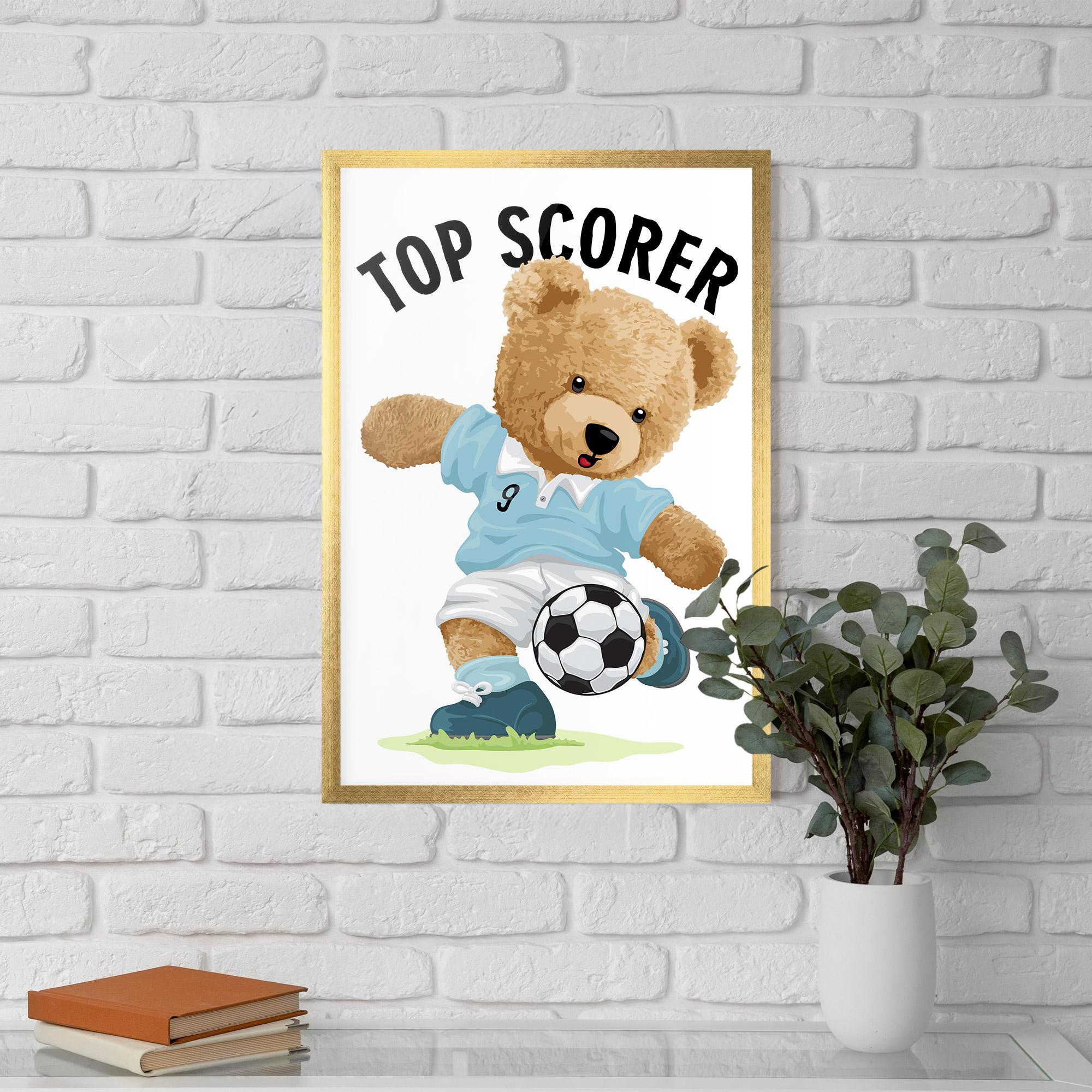 Gerahmte Poster Top Scorer mockup 5