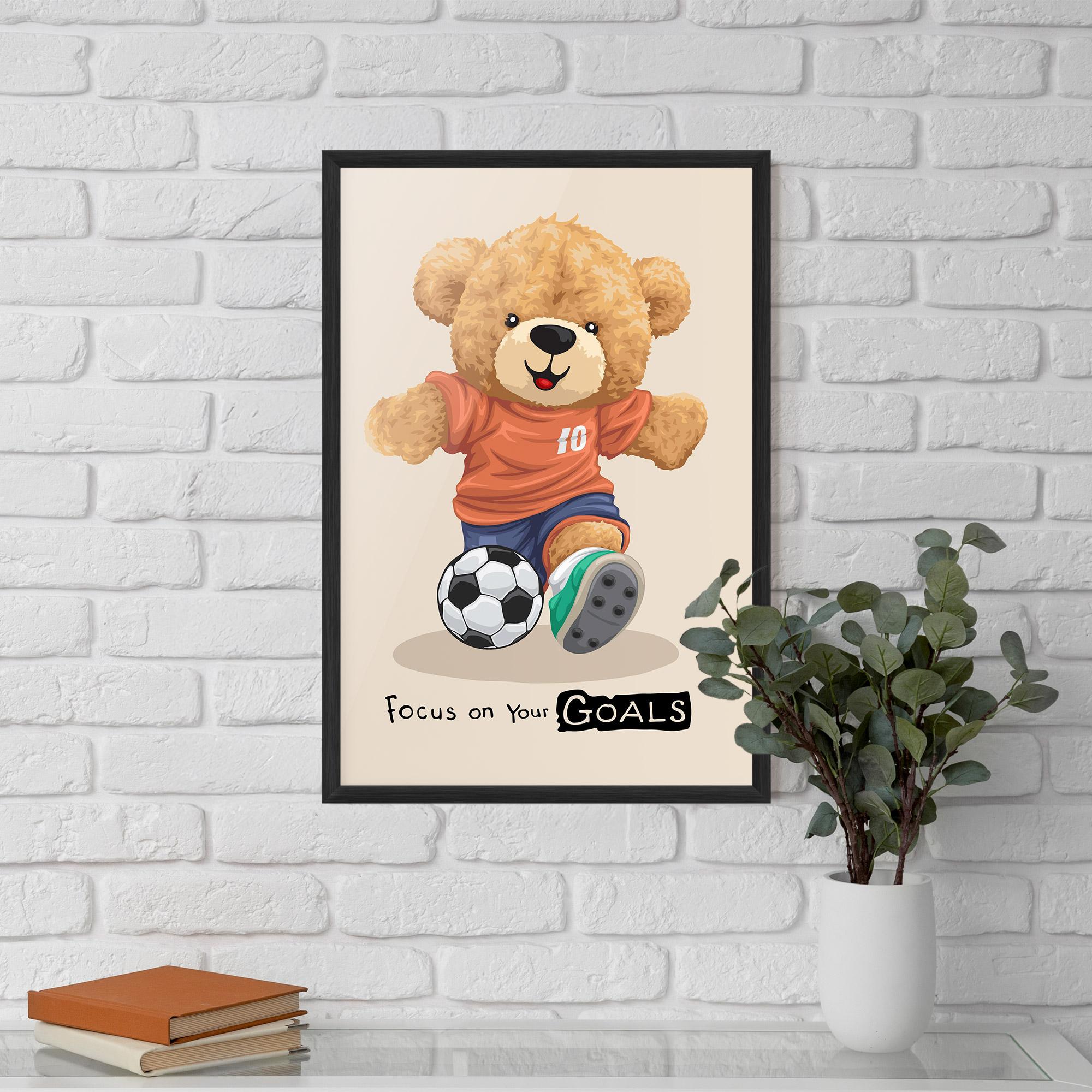 Gerahmte Poster Goals Focus mockup 5