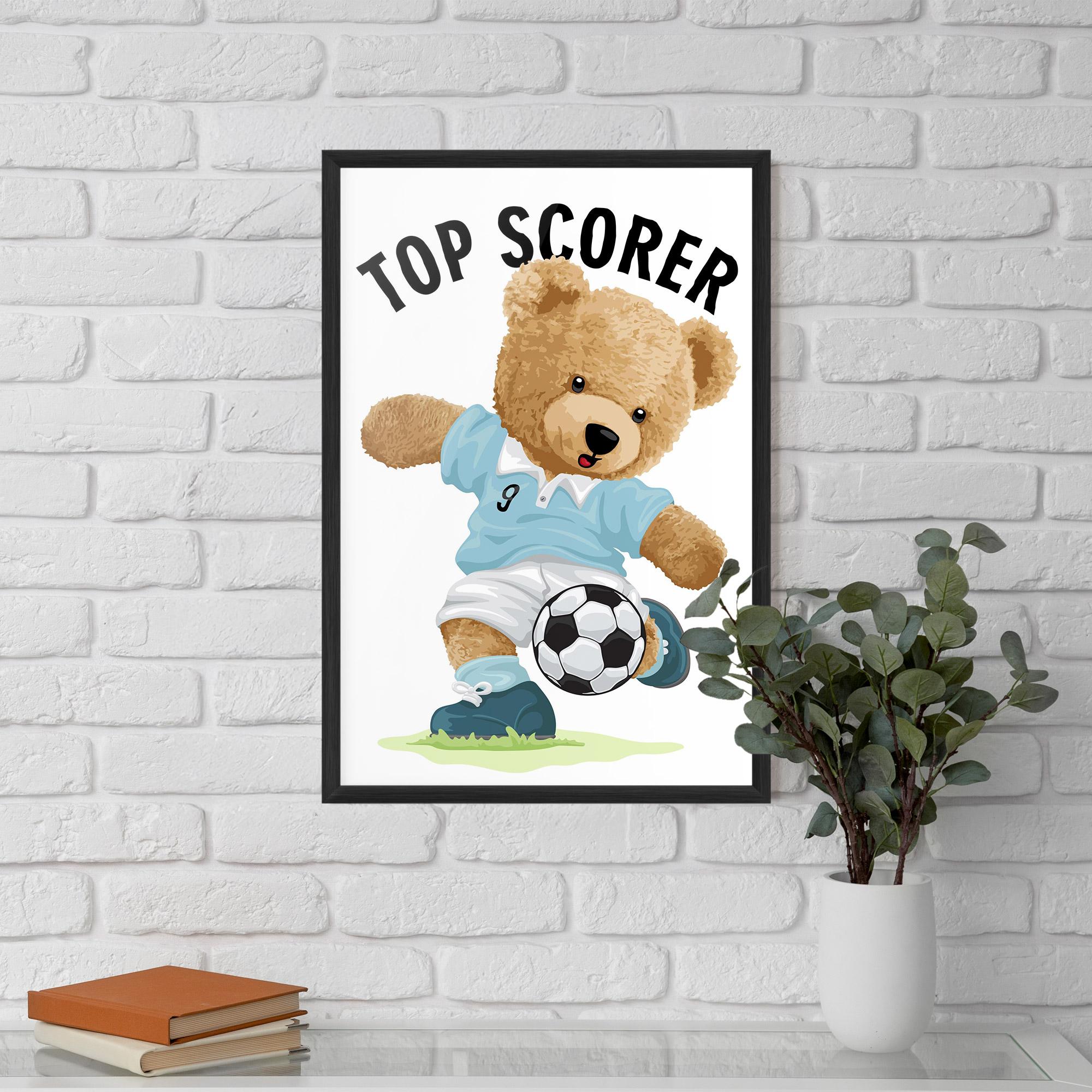 Gerahmte Poster Top Scorer mockup 5