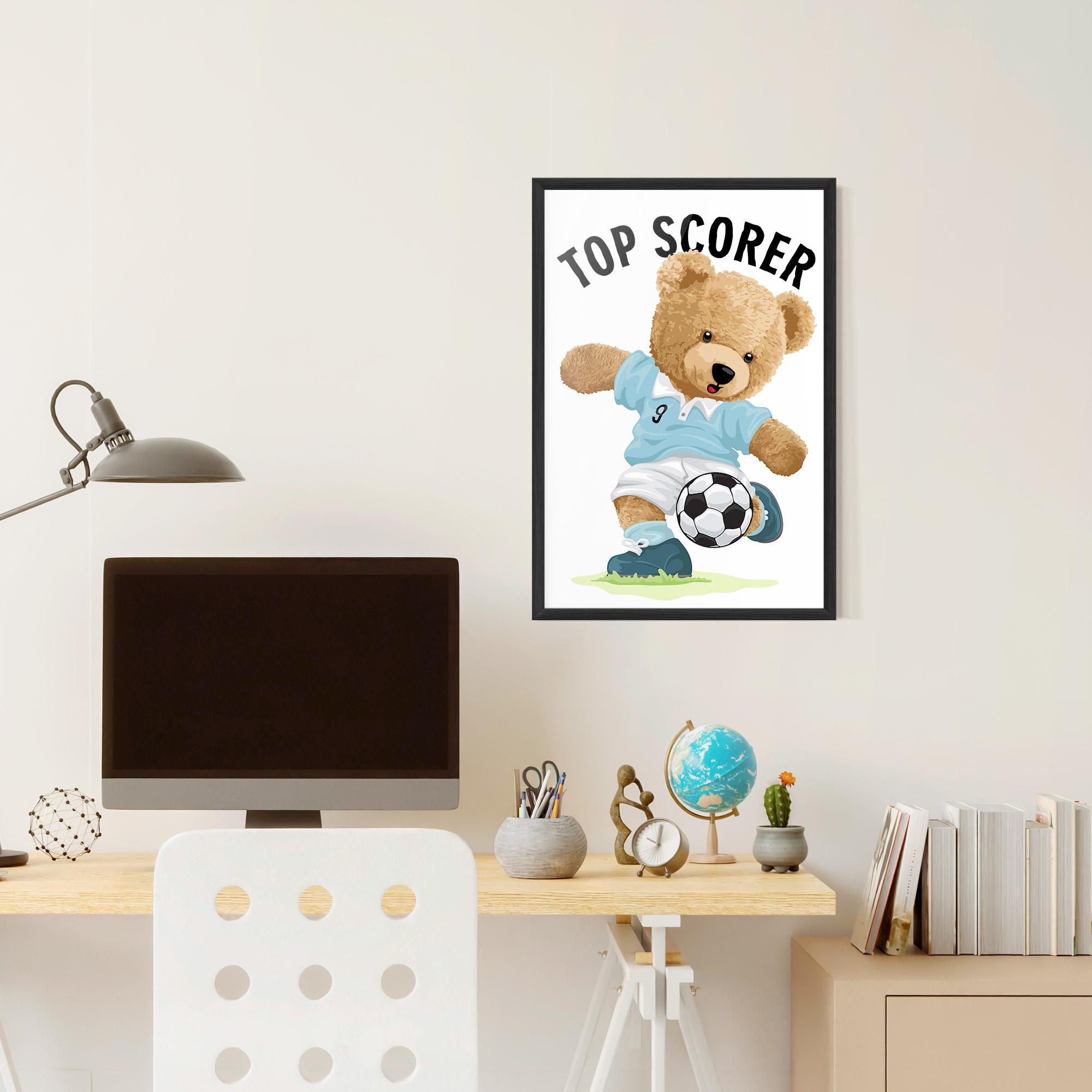 Gerahmte Poster Top Scorer mockup 6