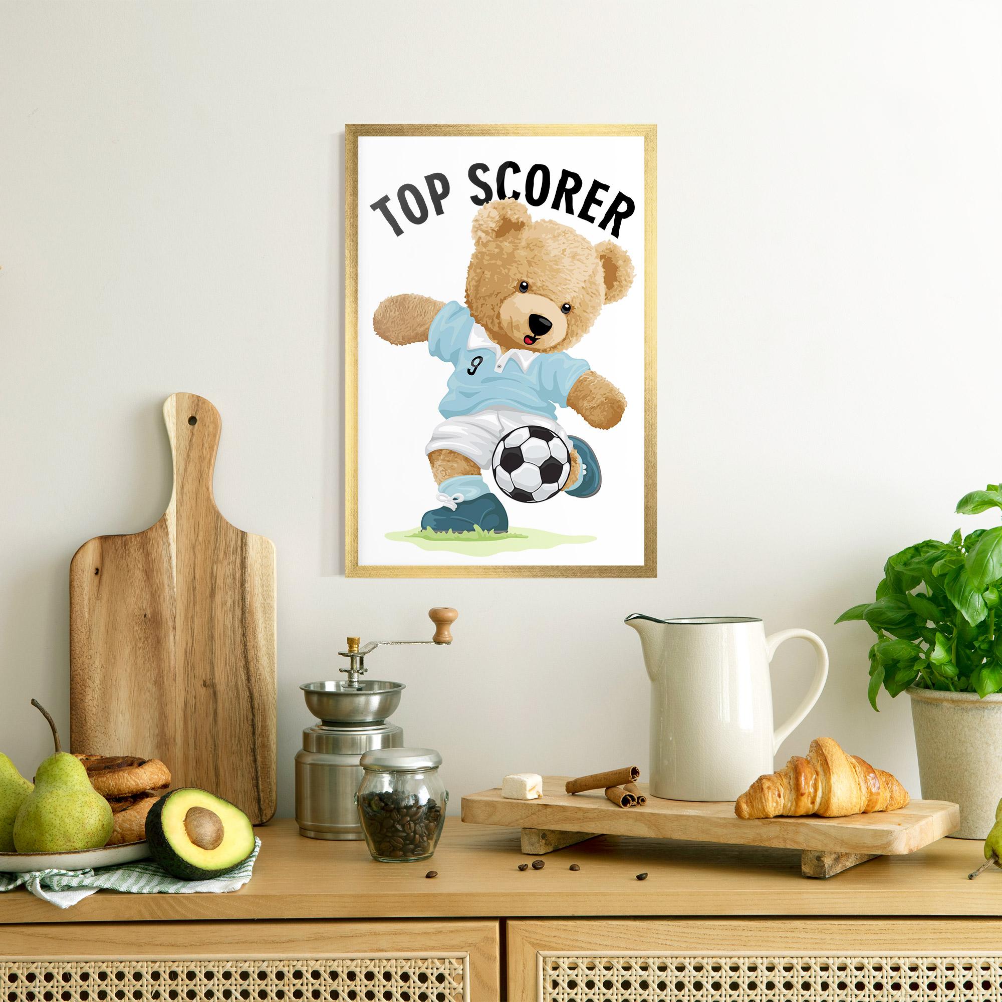Gerahmte Poster Top Scorer mockup 8