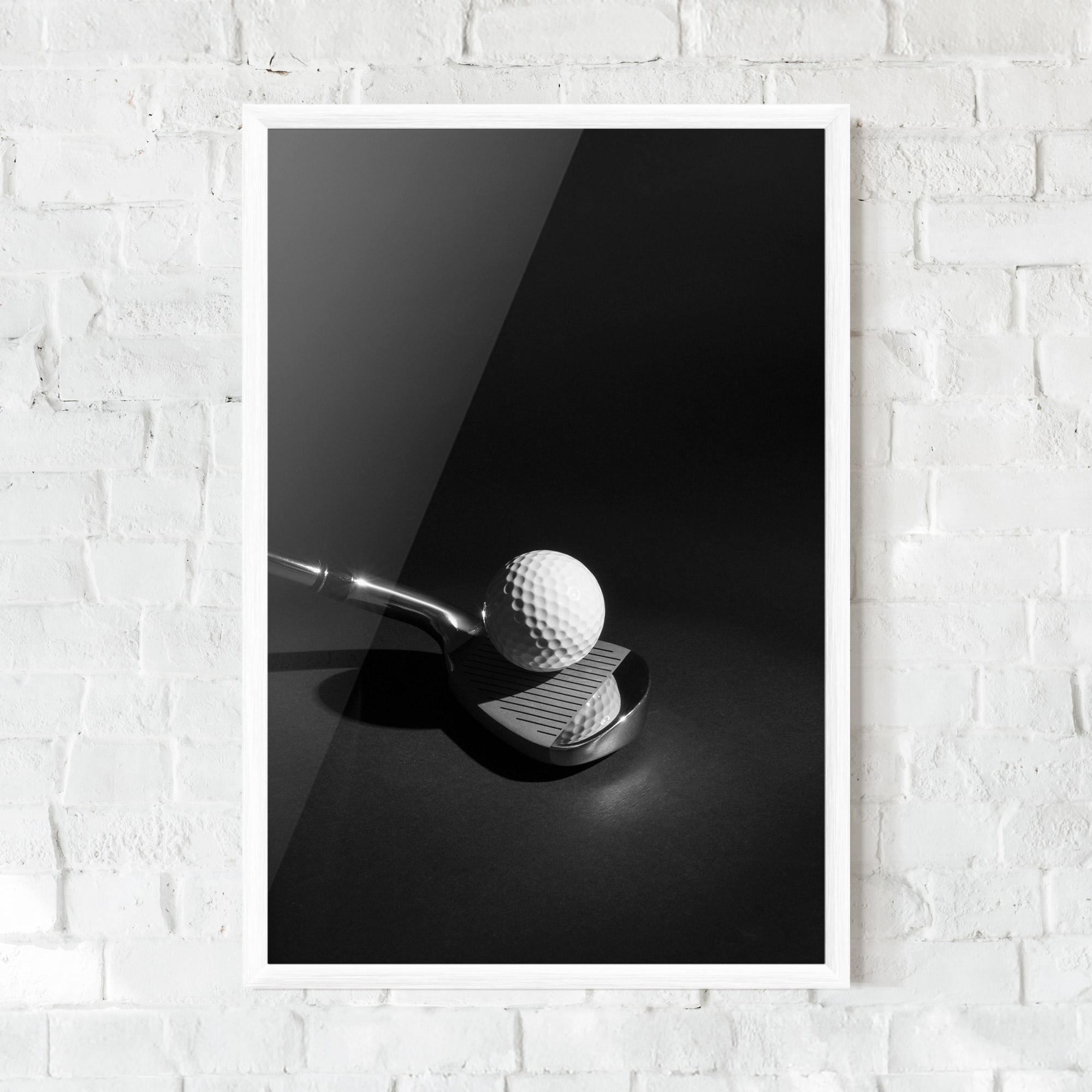 Gerahmte Poster Golf Equipment mockup 0