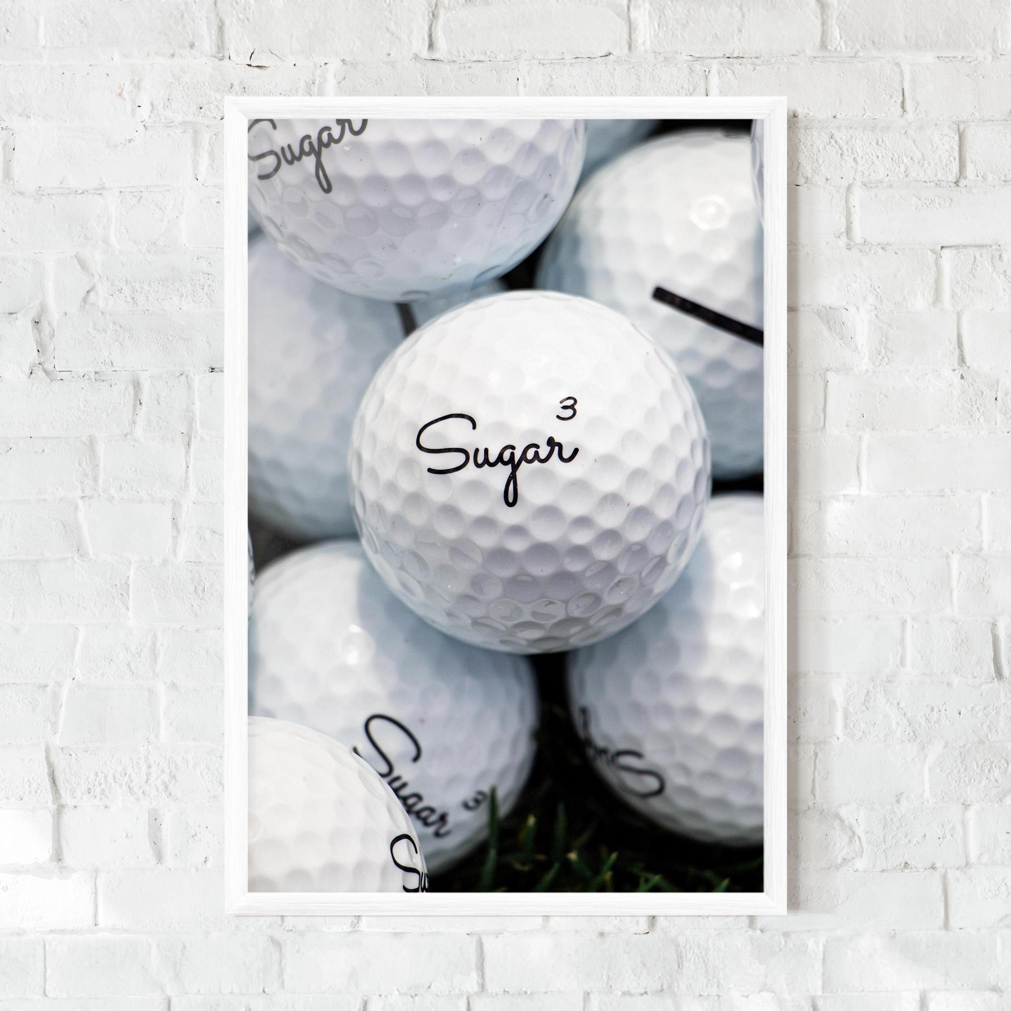 Gerahmte Poster Sugar Ball Close Up mockup 0