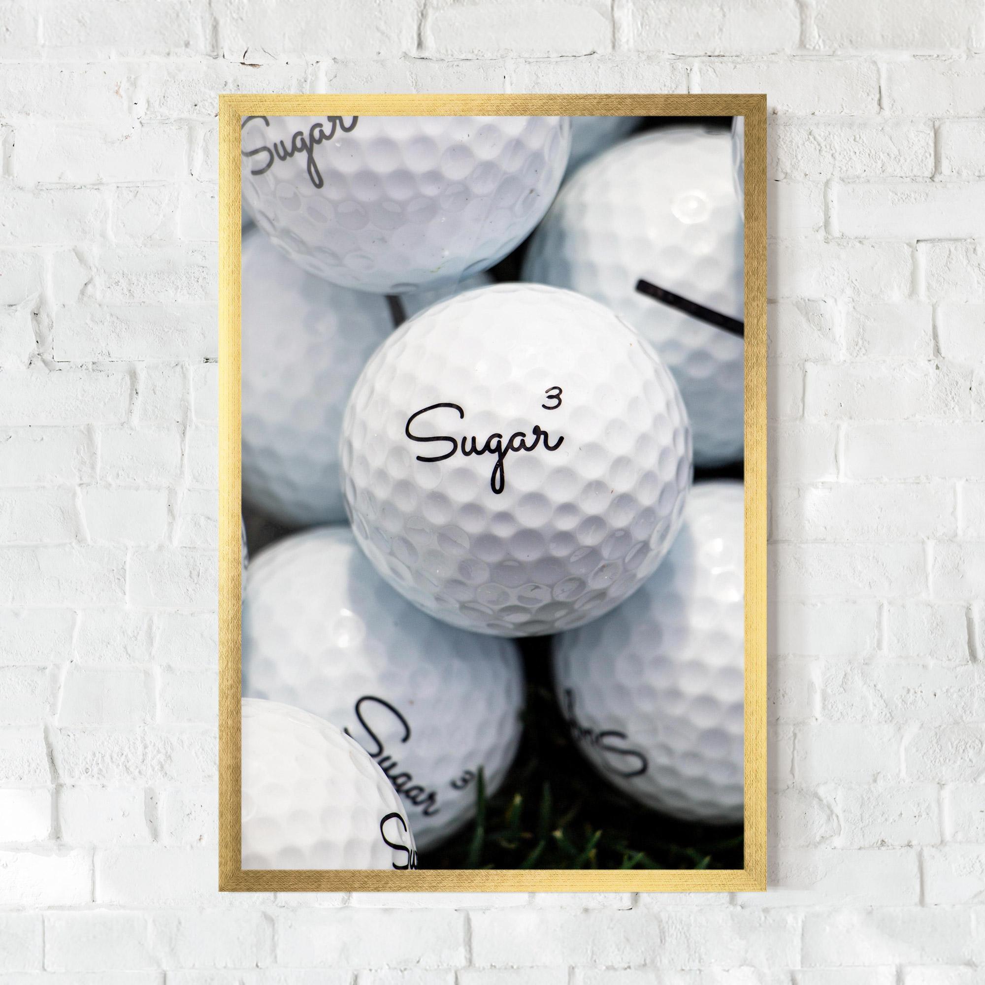 Gerahmte Poster Sugar Ball Close Up mockup 0