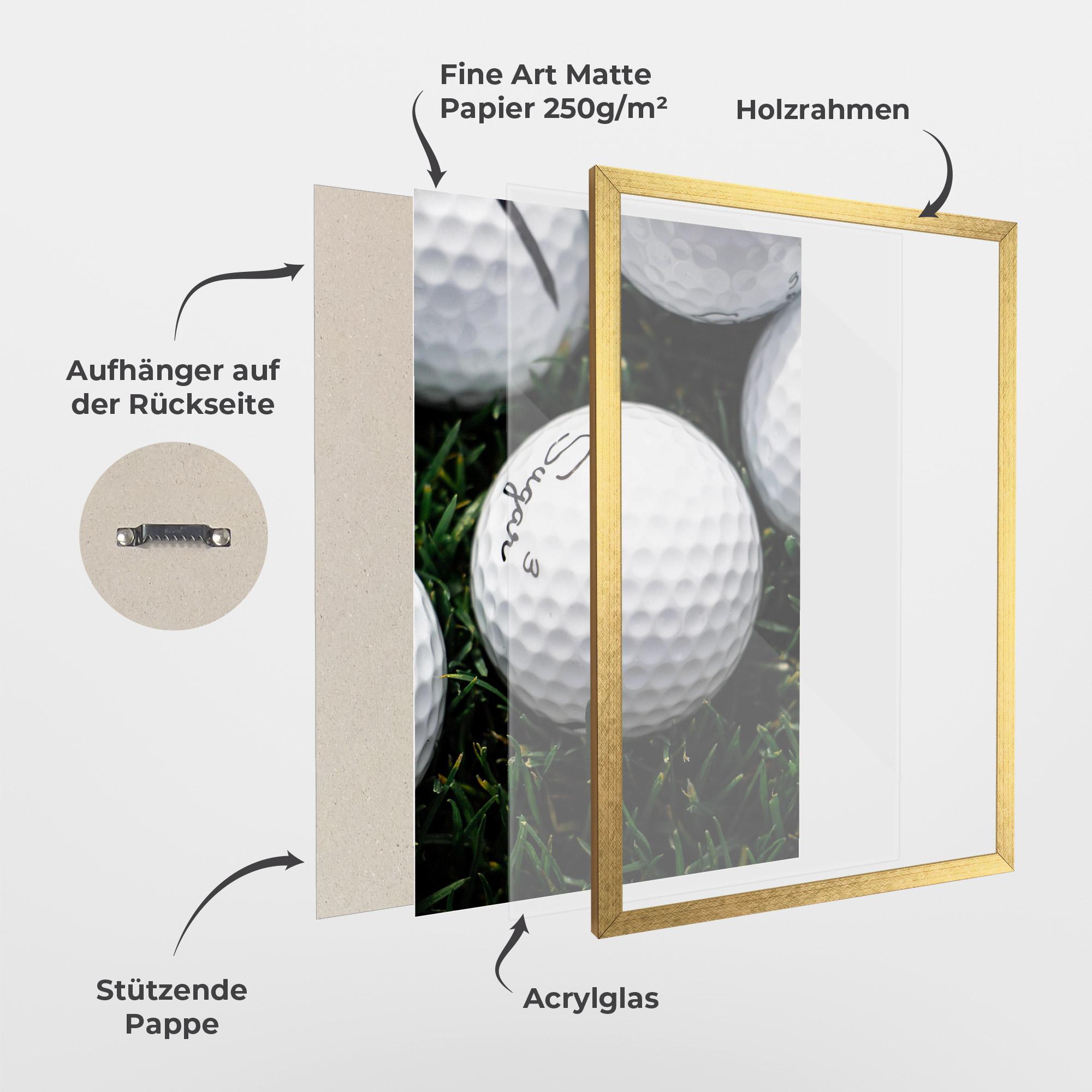 Gerahmte Poster Sugar Golf mockup 1