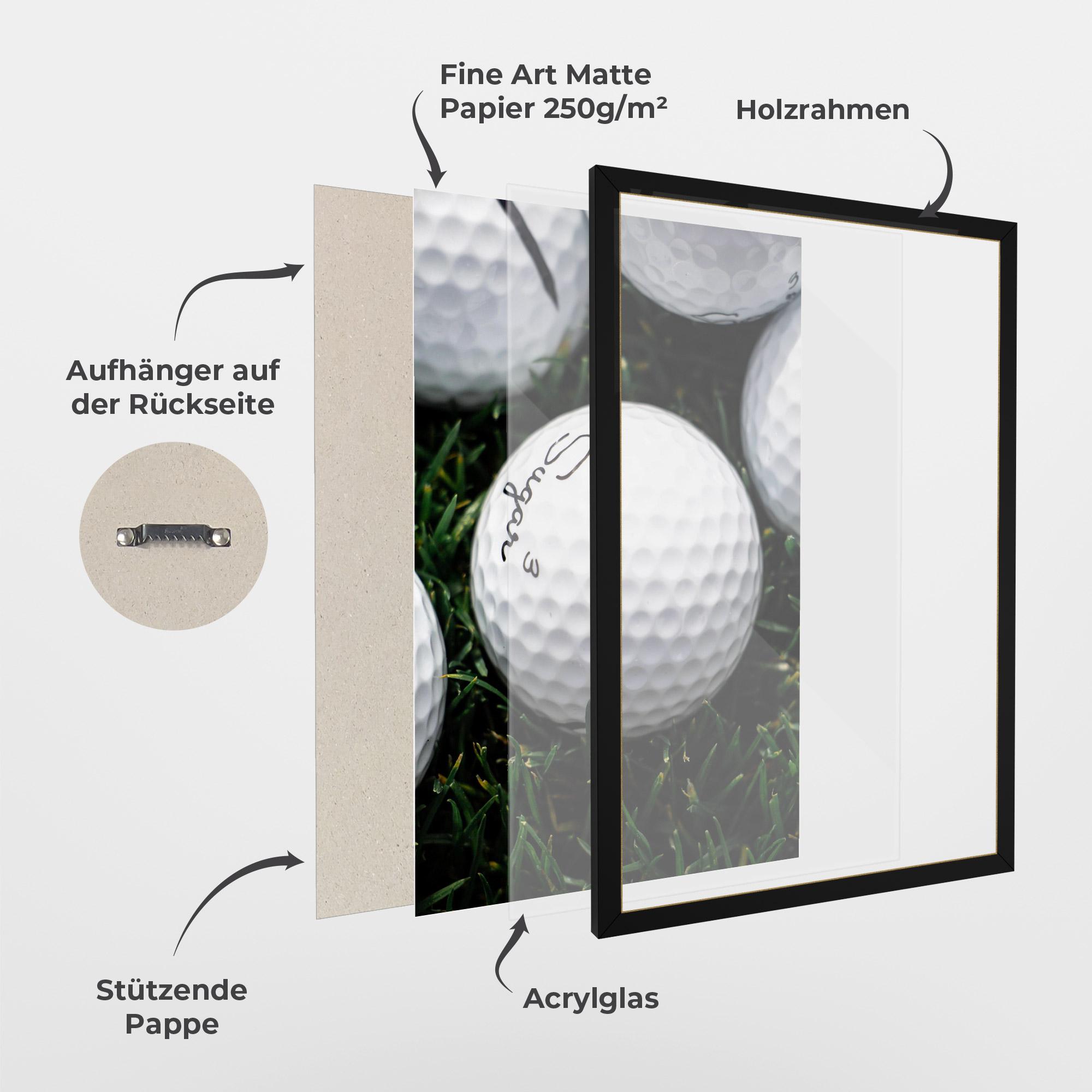 Gerahmte Poster Sugar Golf mockup 1