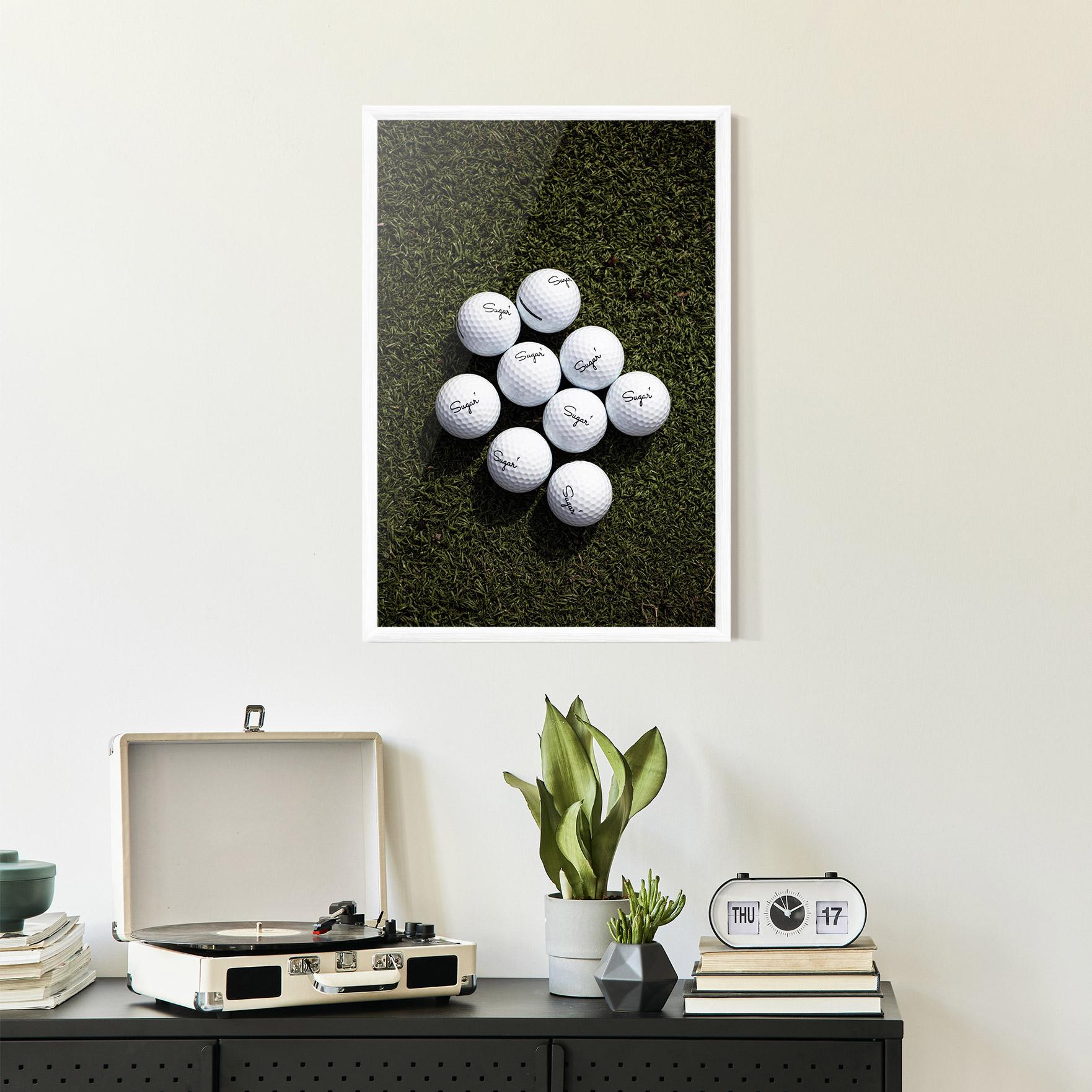 Gerahmte Poster Sugar 1 Golf Balls mockup 2