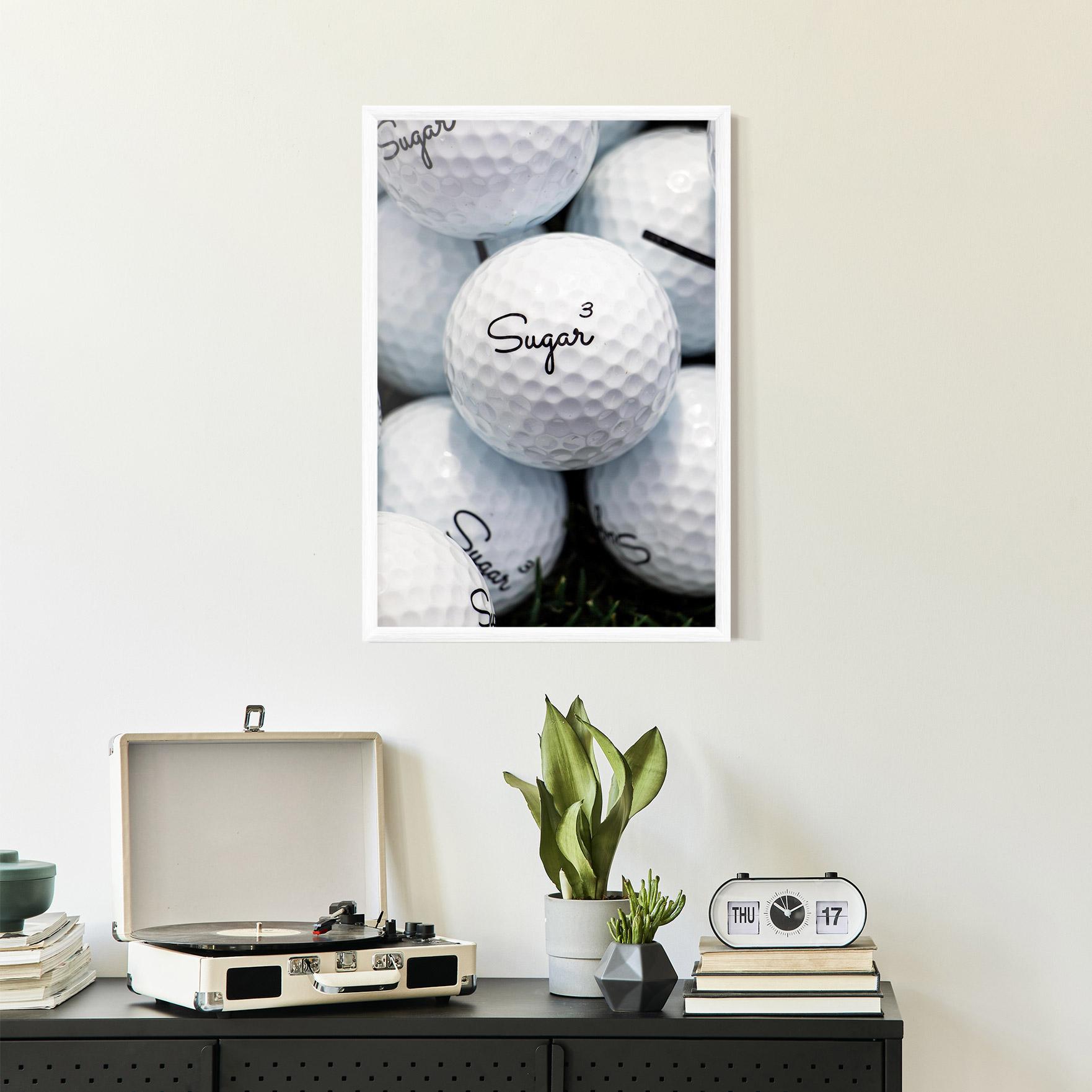 Gerahmte Poster Sugar Ball Close Up mockup 2