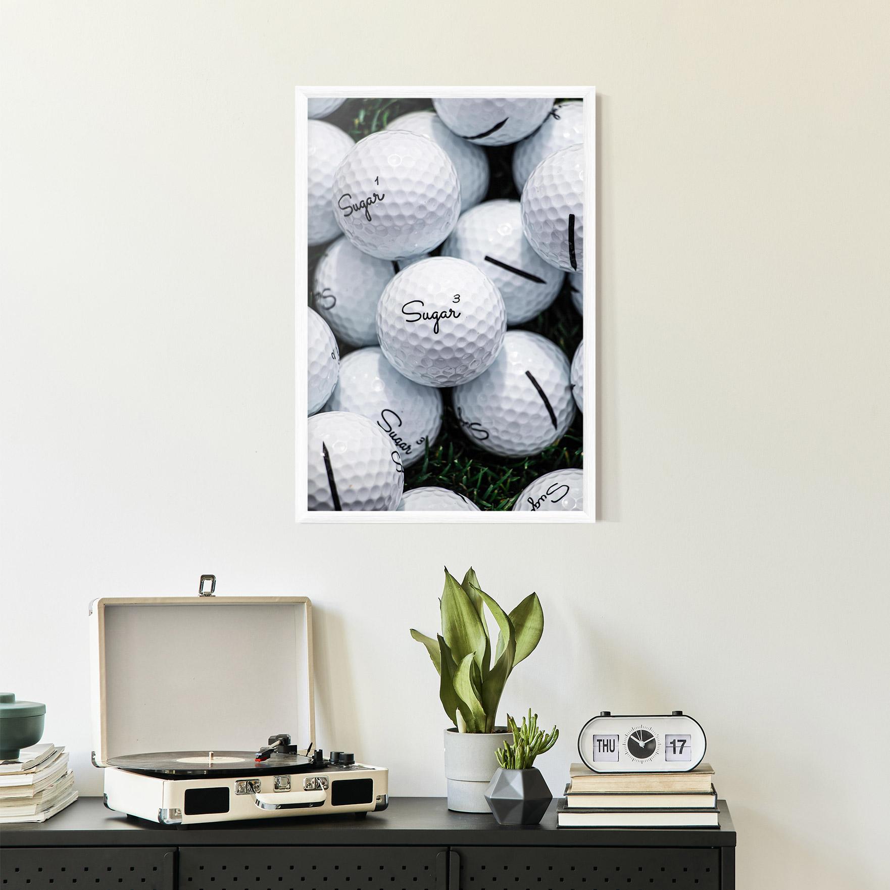 Gerahmte Poster Sugar Golf Balls mockup 2