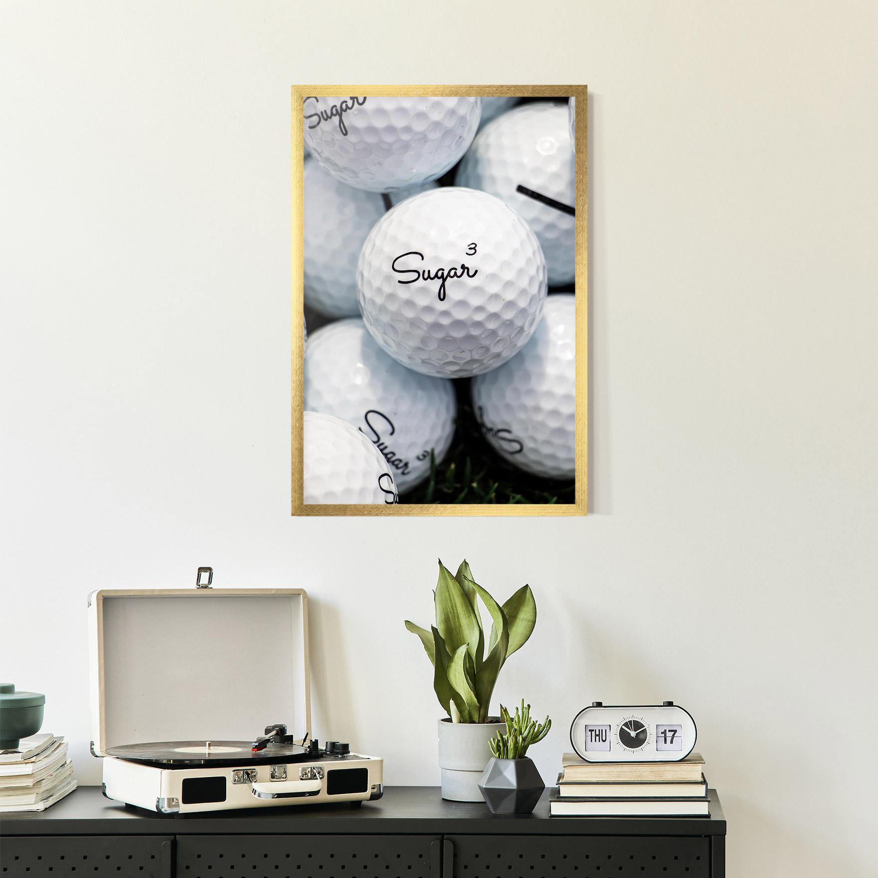 Gerahmte Poster Sugar Ball Close Up mockup 2