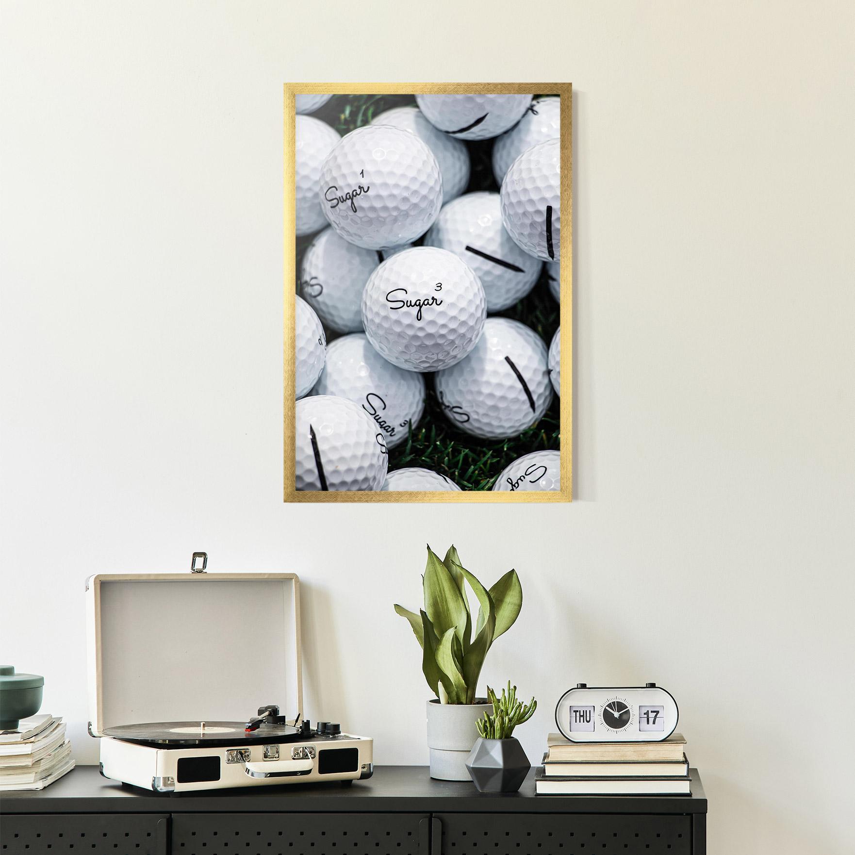 Gerahmte Poster Sugar Golf Balls mockup 2